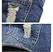 Thrivqyaf Womens Vintage Low Waist Fringe Denim Shorts Jeans Vary Styles (US 6-8/Tag 31, Blue Style 2)