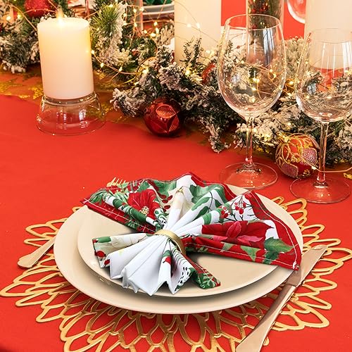 Servilletas de Tela Navideñas Nitial 24 Piezas miniatura 4