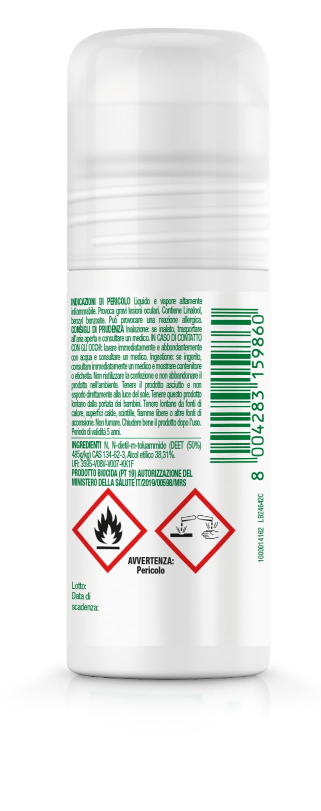 Jungle Formula Molto Forte Pratico Roll-On Repellente Antizanzare 50 ml