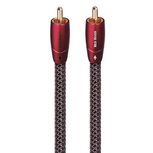 AudioQuest Red River RCA - Cables estéreo (4.9 ft)