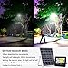 Awanber Solar Powered Flood Lights Outdoor, 800 Lumens IP67 Waterproof Solar Light with 2 Modes Remote Control and Automatic, Dusk to Dawn Solar Security Light for Barn,Garden,Garage,Pathway,Deck
