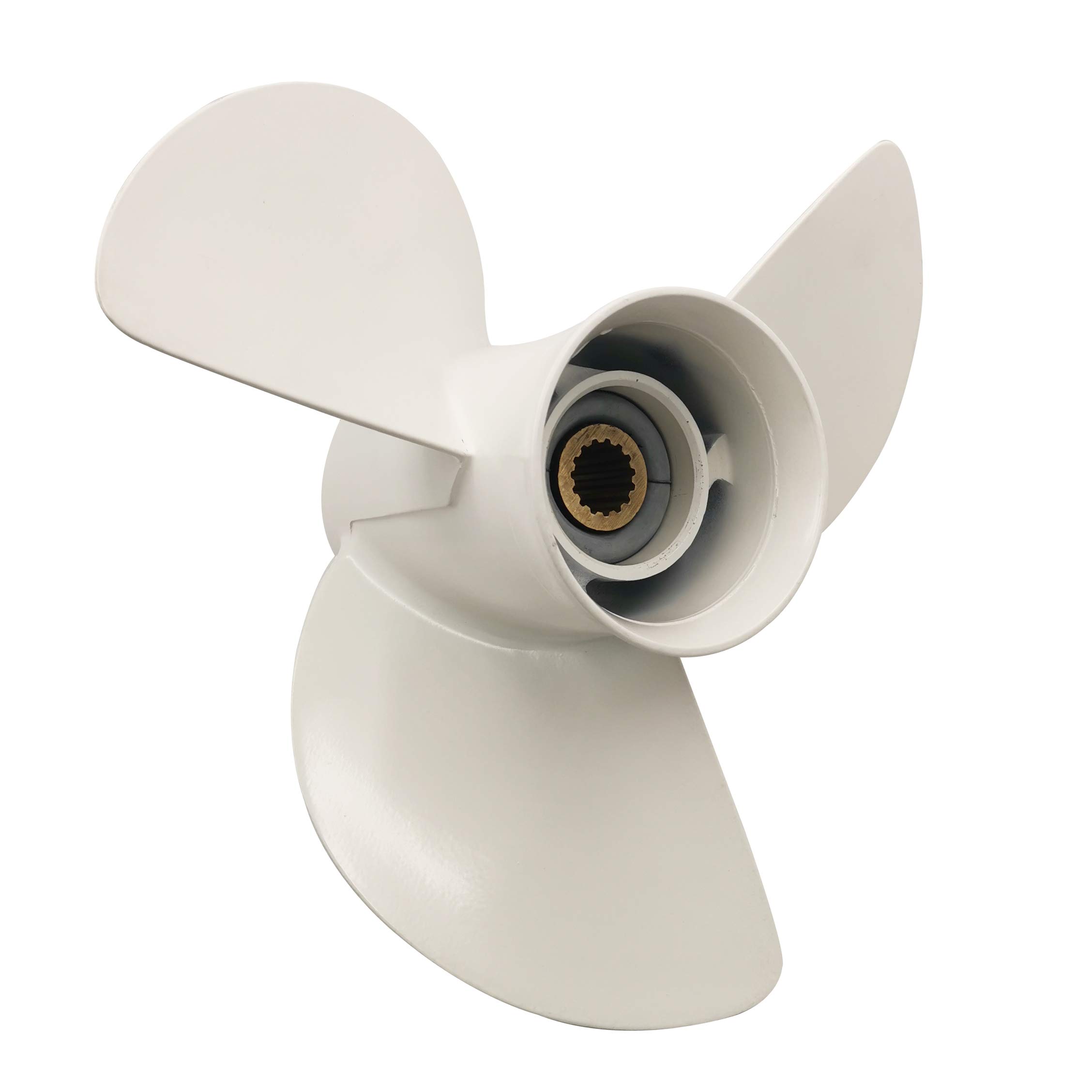 Aluminum Outboard Propeller Boat Prop 14X11 for Yamaha T50/T60/70/75/80/90/F100/115/130HP K Series 6E5-45954-00-EL