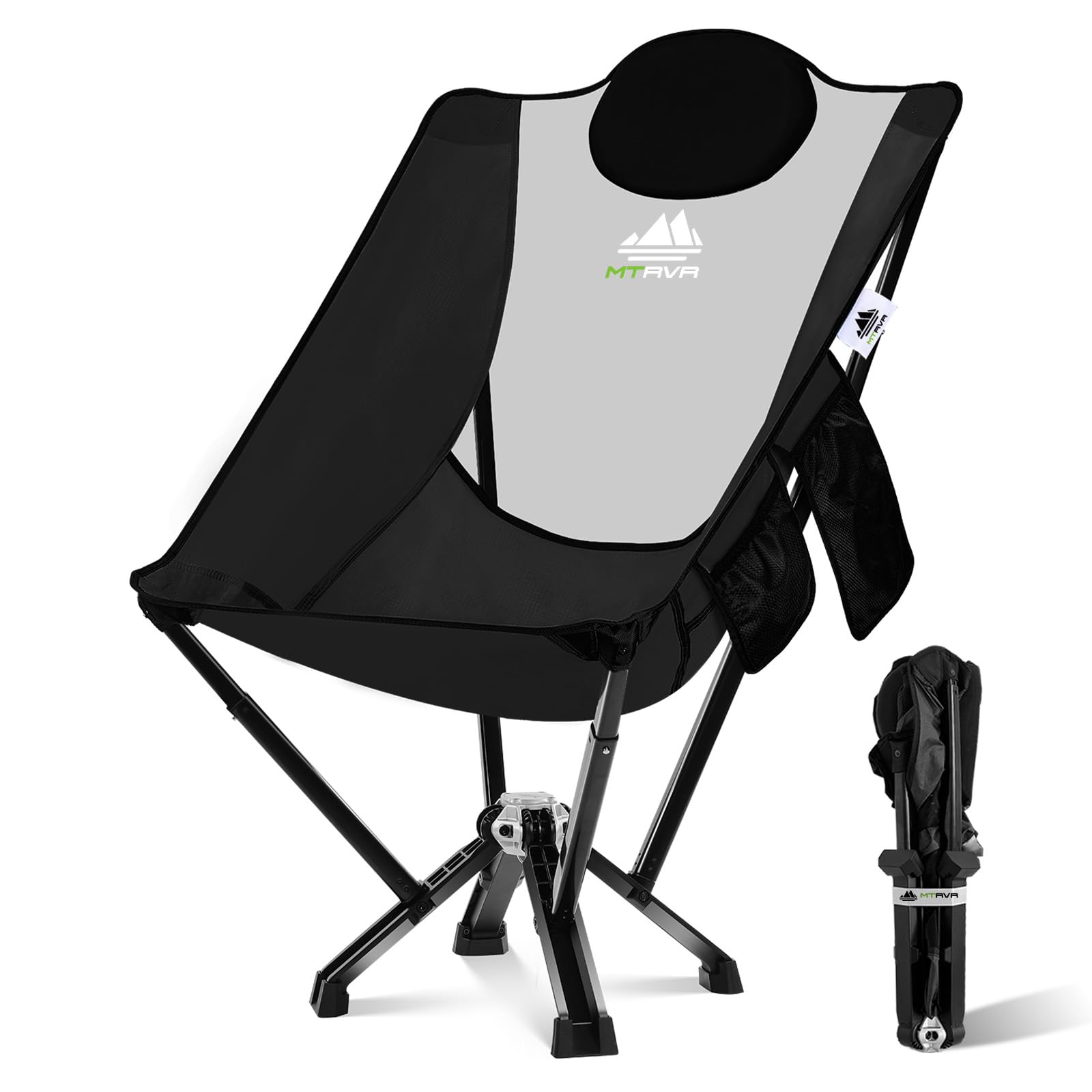 High-Back Folding Chair for Indoor & Outdoor Use — Comfortable Full Back Support for Long Sitting, Stable Aluminum Frame, Easy Setup, Portable Chair for Home, Camping, RV & Relaxation