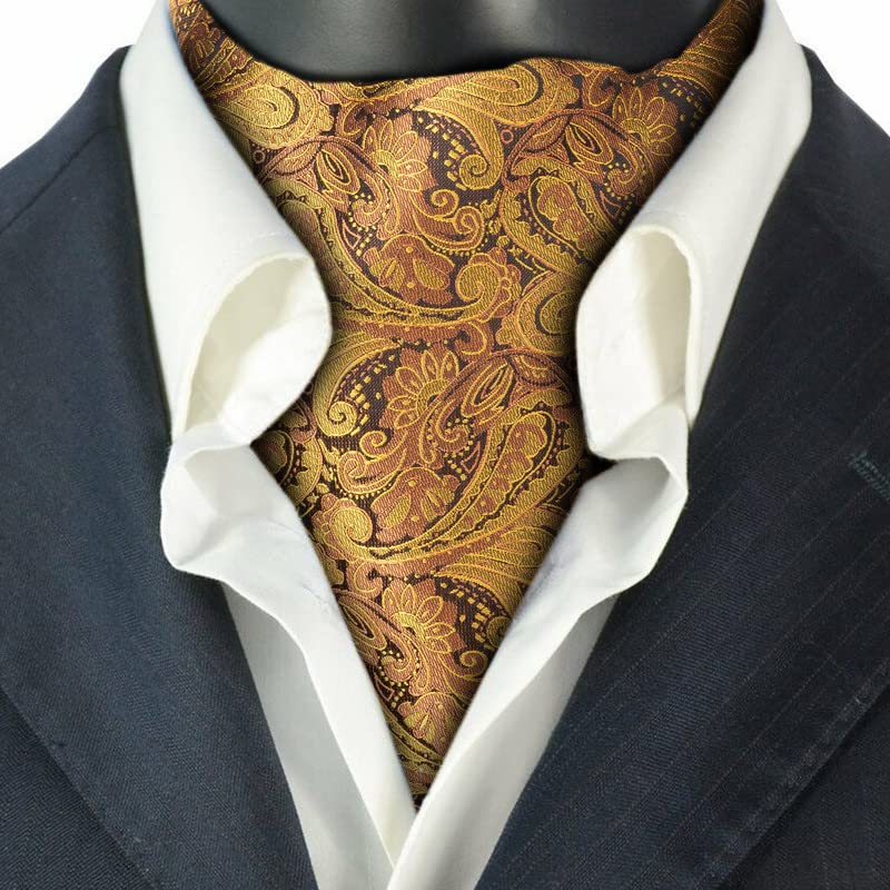 Image of The Tie Hub Microfibre Cravat for Men - Formal & Wedding Occasion Wear