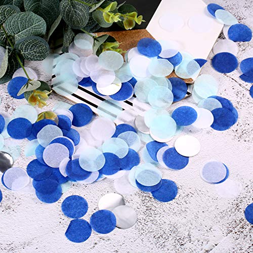 image for TecUnite Round Tissue Paper Table Confetti Dots for Wedding Birthday P