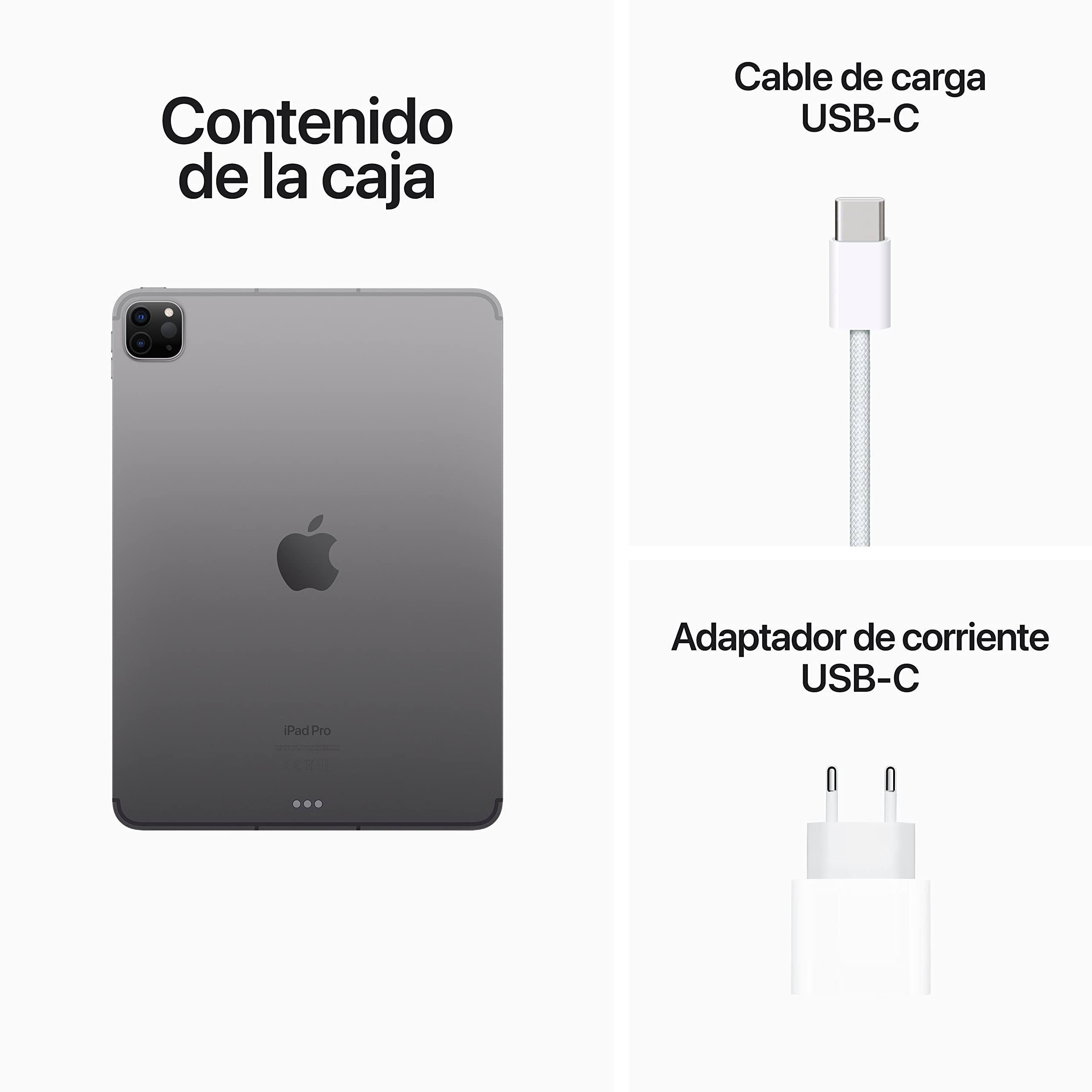 Apple 2022 11" iPad Pro (Wi-FI, 128 GB) - Space Grau (4. Generation) (Reconditionné)