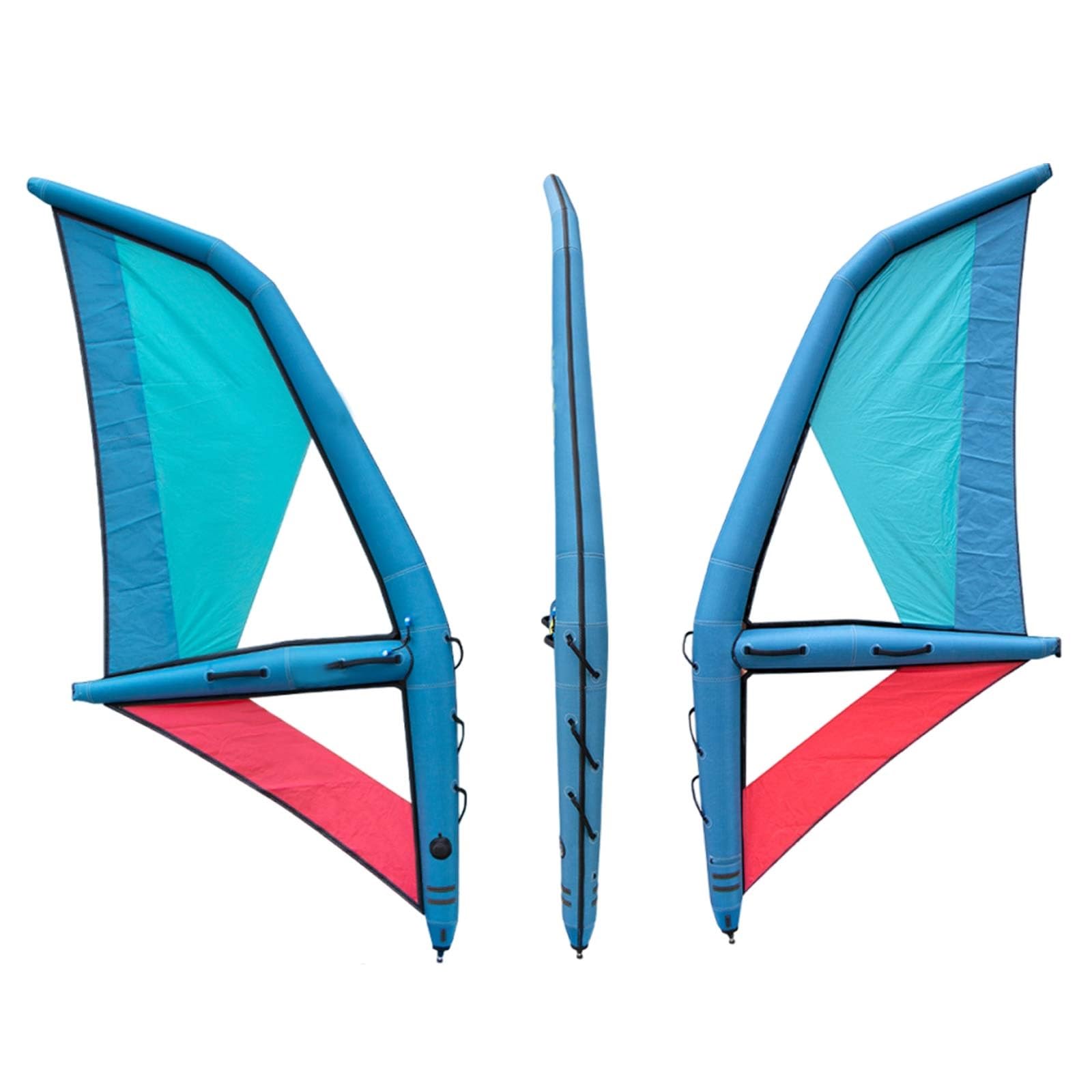 Przenośny, dmuchany żagiel do deski SUP (windsurfingowy) z pompką | Mobilny, dmuchany żagiel z plecakiem i pompką – składana konstrukcja do sportów wodnych na desce SUP(4.2㎡)