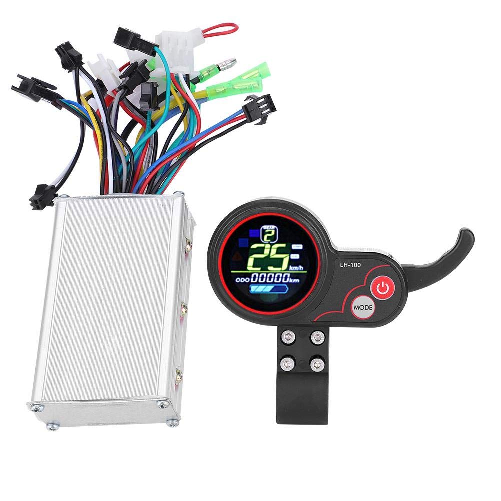 Controllo Scooter con Interruttore del Cambio Display LCD Pannello di Controllo Accessorio per Scooter Elettrico(36V 250/350W)