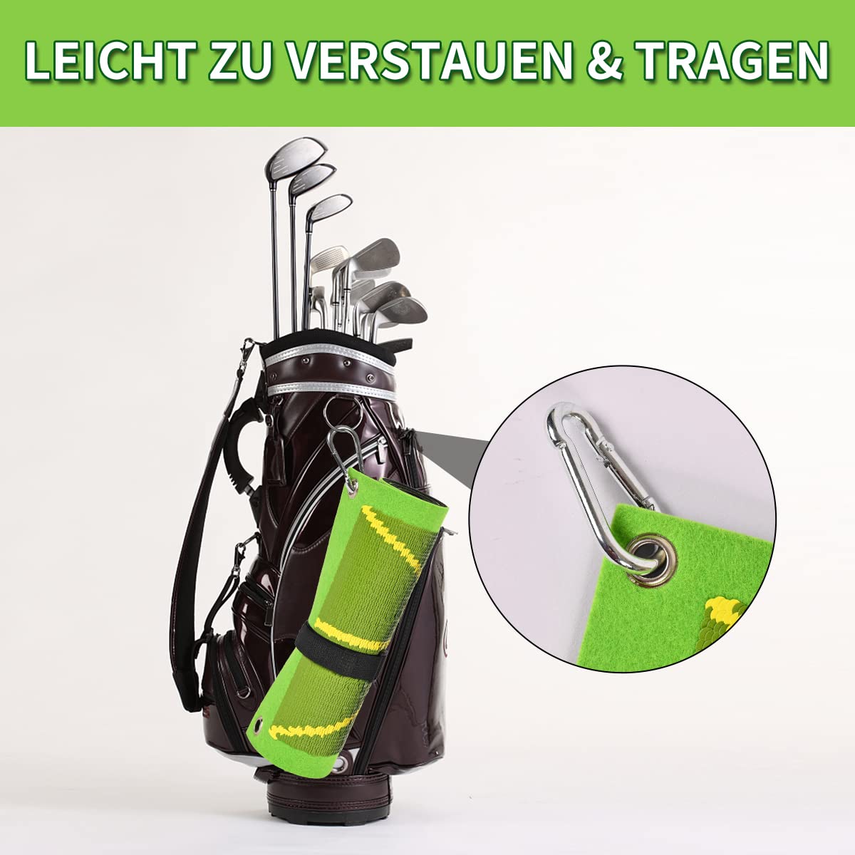 Maxee Golf Trainingshilfen Mat, Golf-Trainingsmatte zur Schlagerkennung für Swing Detection Batting, Schwungweganalyse & richtige Schlägerhaltung, Golf-Übungsmatte für Indoor Outdoor, 25 * 50cm