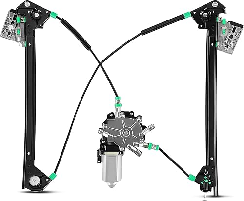 YHTAUTO Elevalunas eléctrico delantero del lado del conductor con conjunto de motor de 2 pines para Chevy Corvette 1997-2004