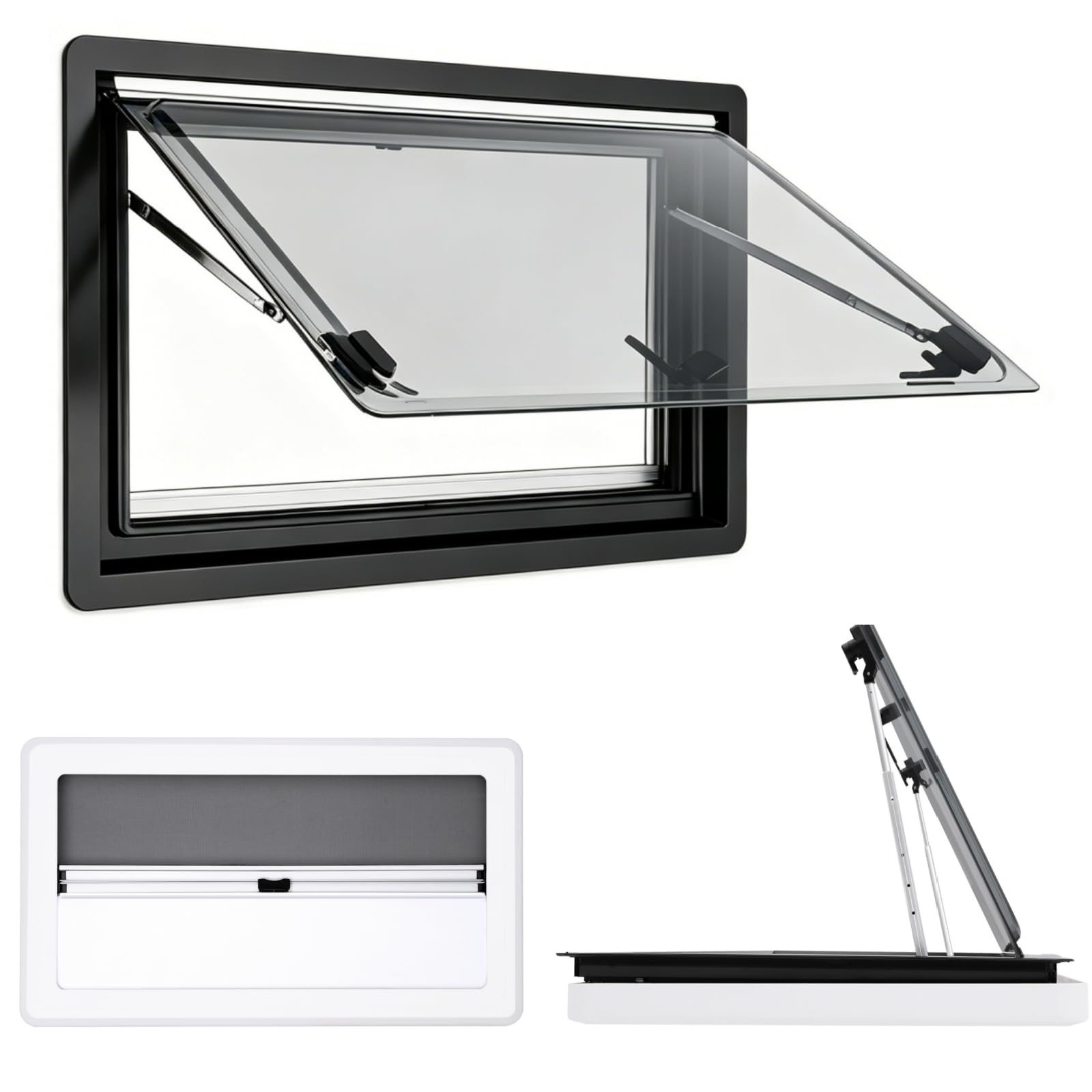 Fenêtre Coulissante Pour Camping-Car, Caravane, Camionnette, Camping-Car | EU Stock | E13 (900 x 500 mm)