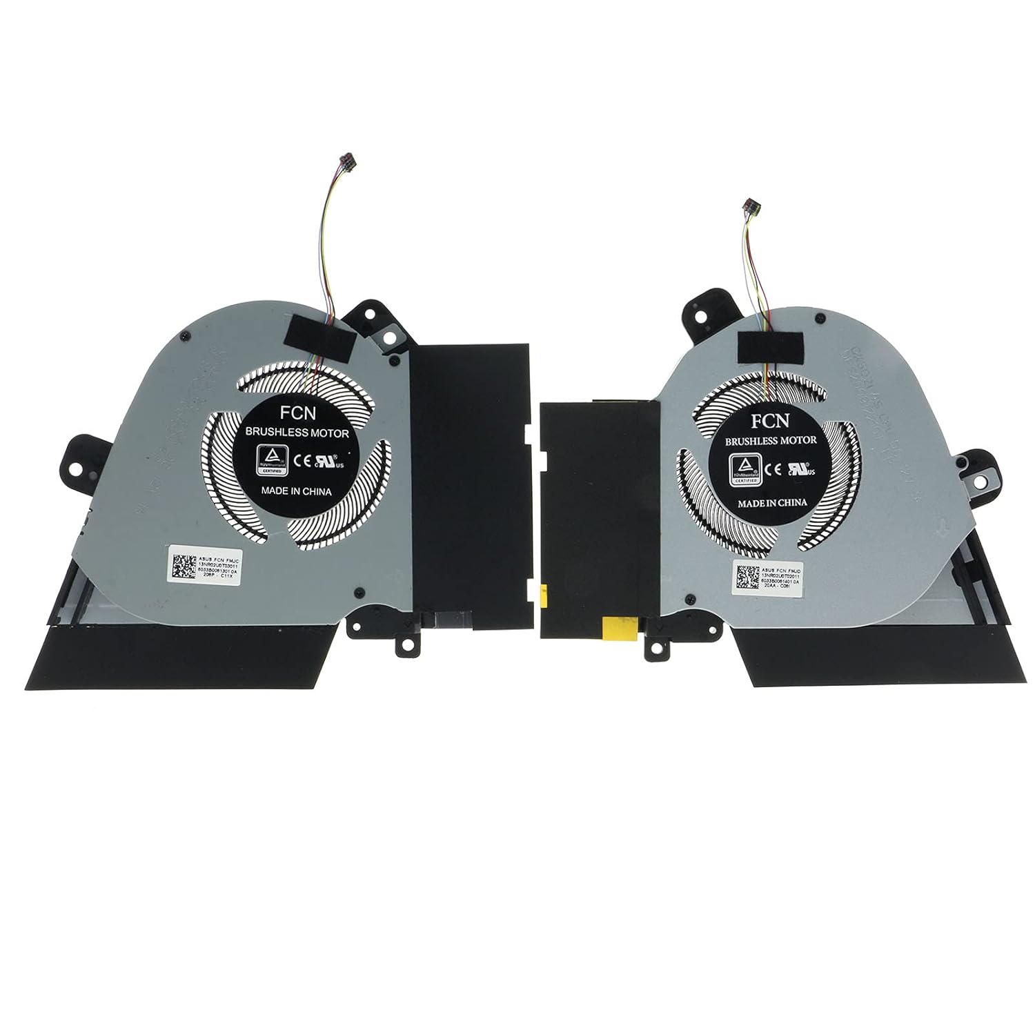 Ventilador de repuesto para CPU y GPU para ASUS ROG Zephyrus GU502GW GU502GV GU502GV-BI7N10 GU502LW GU502LW-BI7N6 GU502LV GU502LWS GX502GW GX502GV Gx502lws FLGN FL6G FMJFMJM C, FLG9 FL6H FMJD 12V 1A