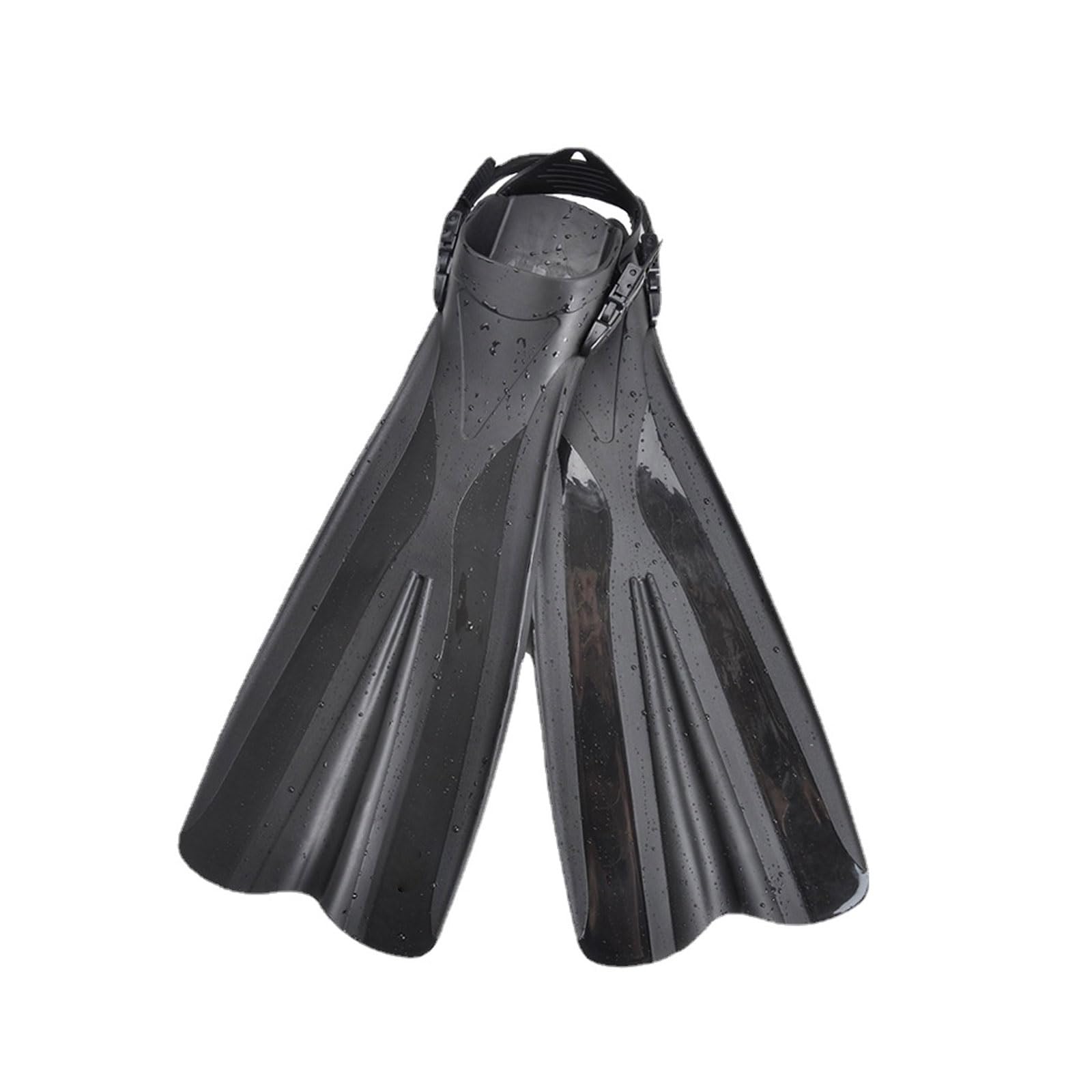 Aletas largas Profesionales for Adultos, Aletas de Buceo, natación, esnórquel, talón Abierto Ajustable, Comodidad Flexible, Caza subacuática (Size : XL-XXL)