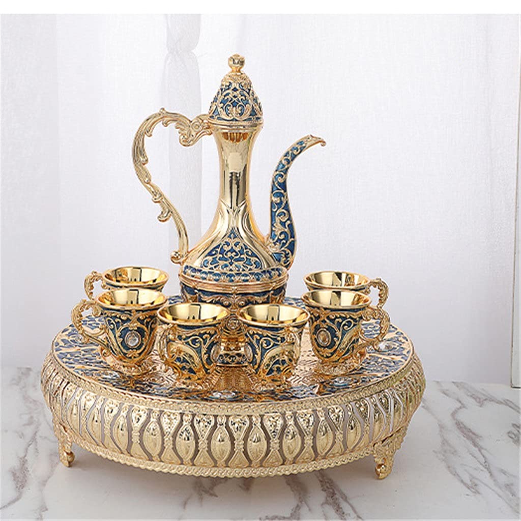 TYUHDUYUR Metal Wine Set Medium Duckbill Wine Dispenser Home Drinker Wine Set Gold and Silver Ware (Color : B) (A)