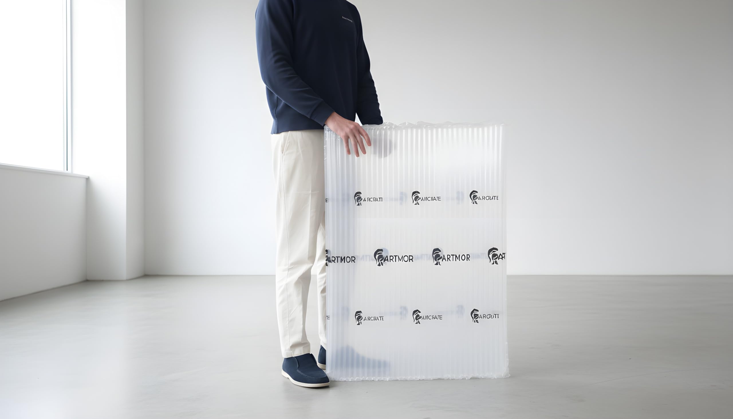 Embalaje proteccion hinchable para cuadros, televisores, marcos, espejos. Perfecto para mudanzas y envios.(5, Mediano 100 x 72 cm)