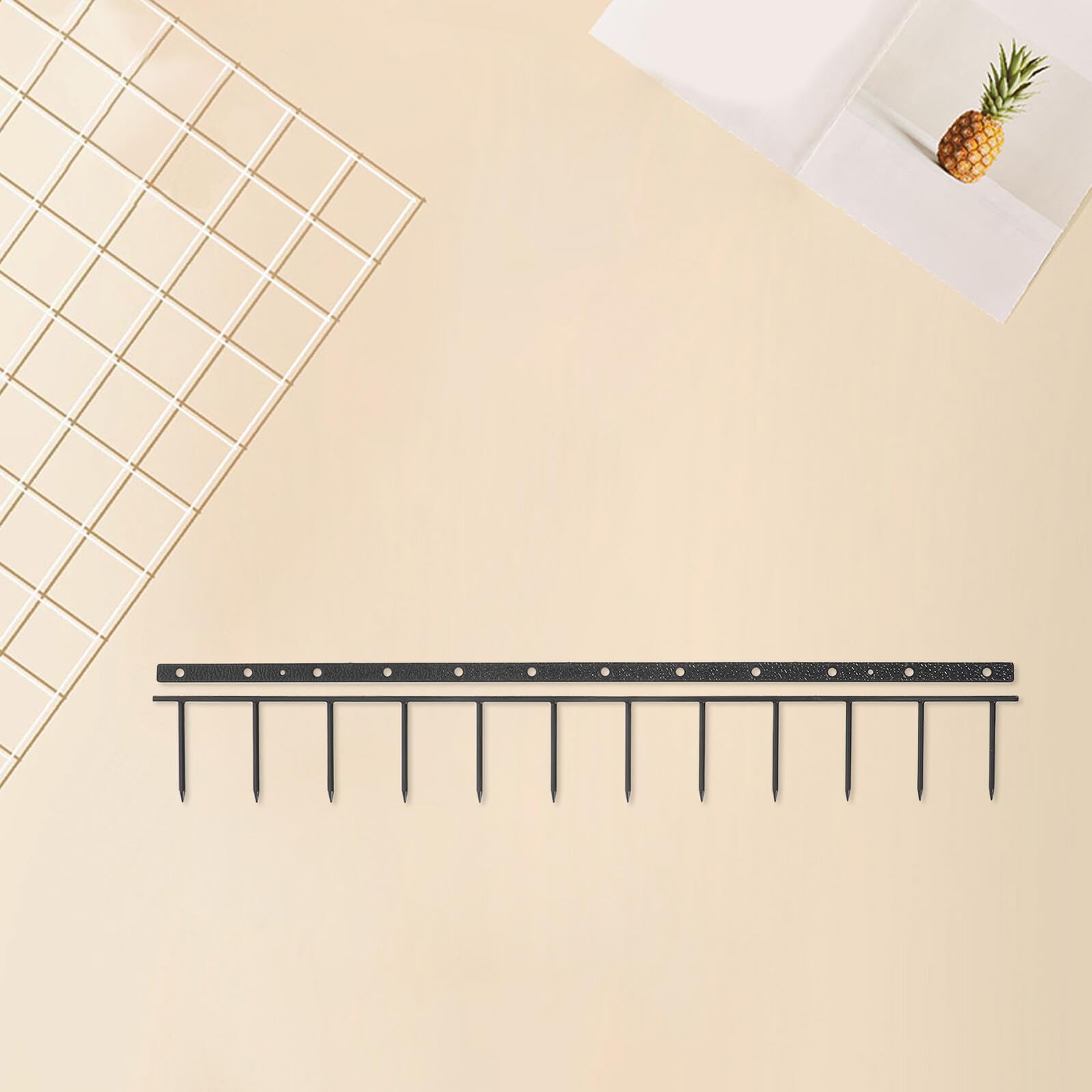 KALLORY 100 Pezzi Strisce di Rilegatura Nere in Plastica a 12 Denti per Macchina da Rilegare, Assemblaggio Rapido e Rilegatura Sicura per Ufficio e Rapporti Aziendali