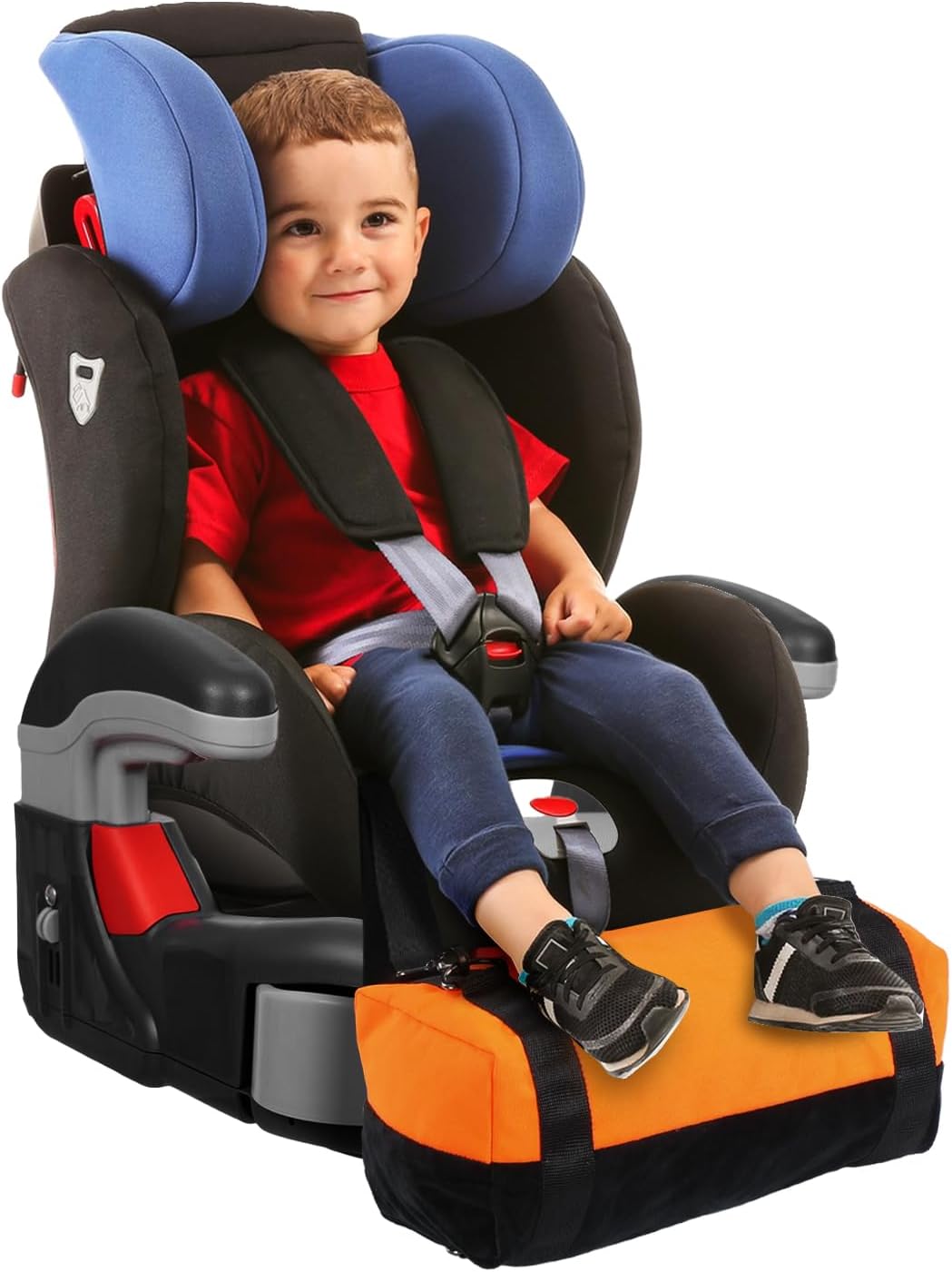 Aurya Car Seat Foot Rest for Kids, Leg Rest for Kids Car Seat, Car Foot Rest with Adjustable Straps, Car Seat Accessories for Toddlers' Booster Seat