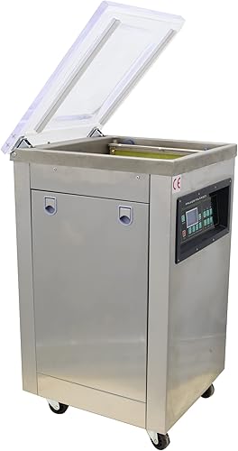 Miniatura 5 de TECHTONGDA Máquina de sellado al vacío de cámara Sellador de envasado Acero inoxidable para ahorro de alimentos Longitud de sellado de una sola