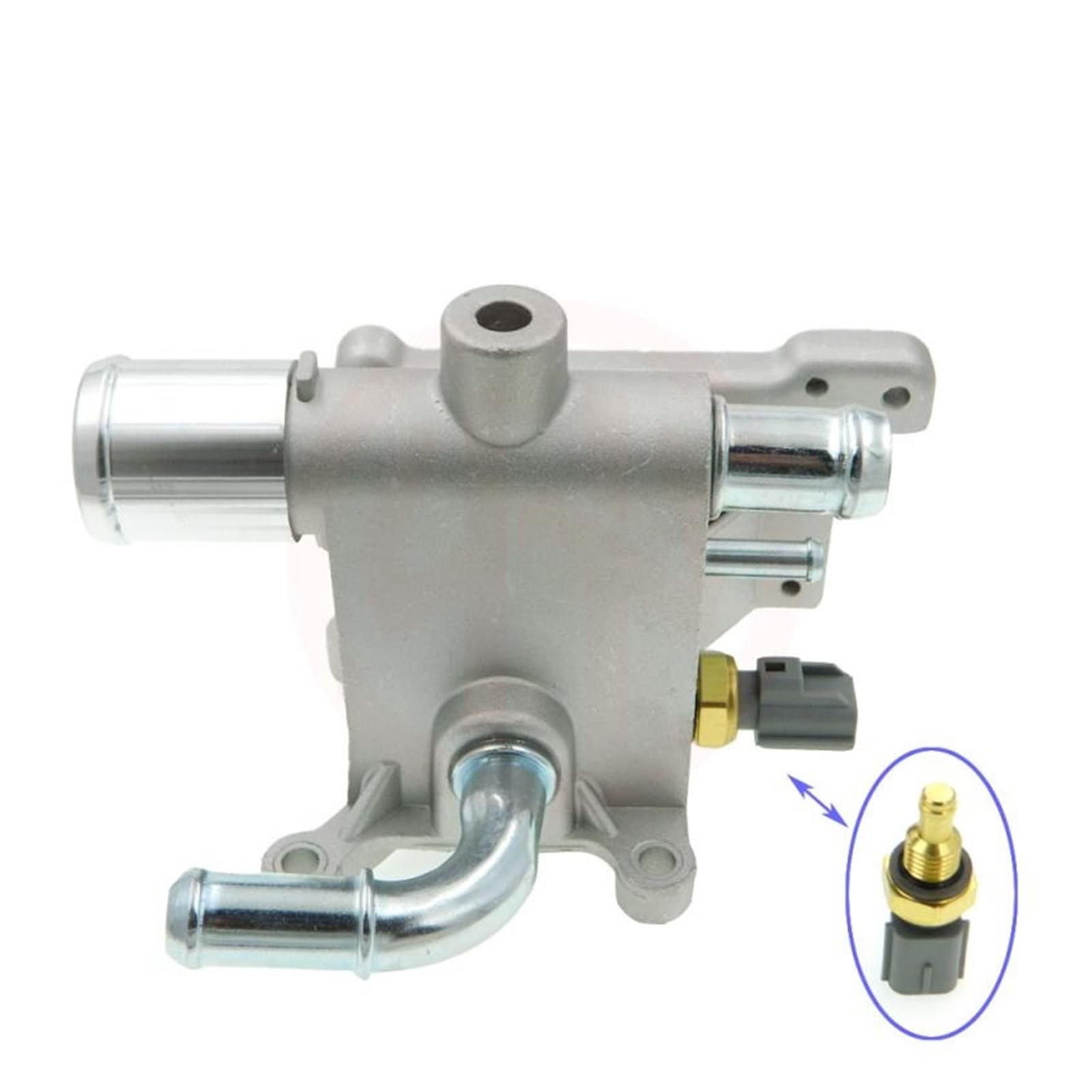 Czujnik obudowy termostatu wylotu wody chłodzącej, pasuje do Toma, De Agua Ford, Ecosport 2.0L 2004-2012 LF01-1517Z-Z14 rura wylotowa płynu chłodzącego silnika samochodowego