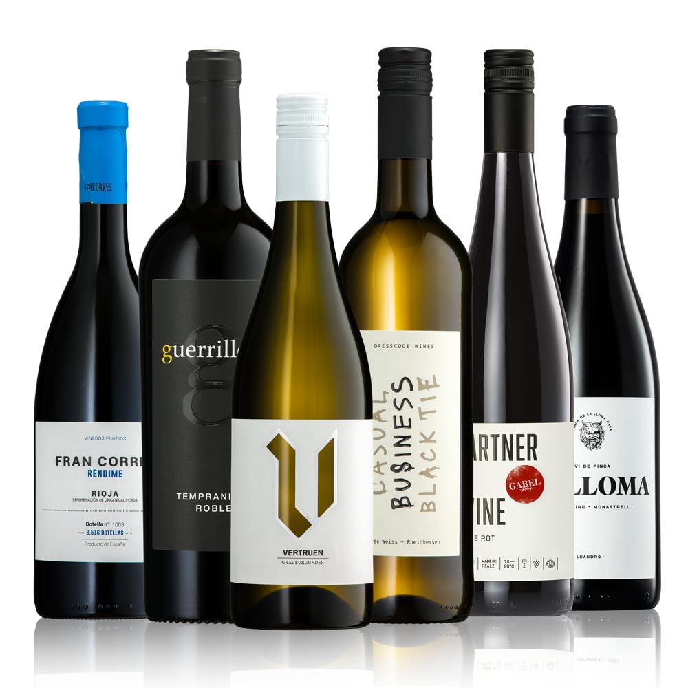 GEILE WEINE Weinpaket WINTERWEINE (6x 0,75l) Bester Rotwein und Weißwein für die kalte Jahreszeit