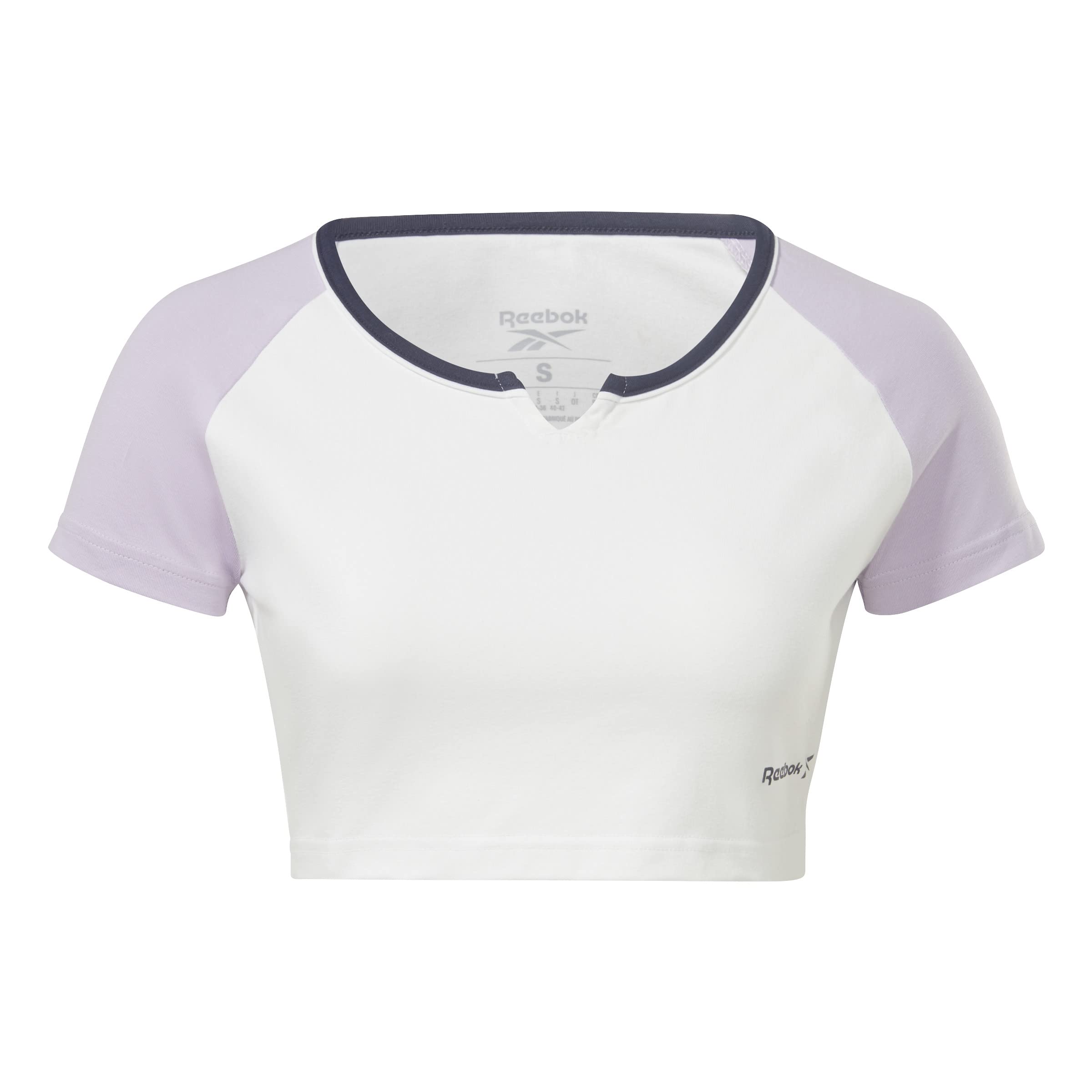 Reebok Women's Identity Crop T-Shirt White M