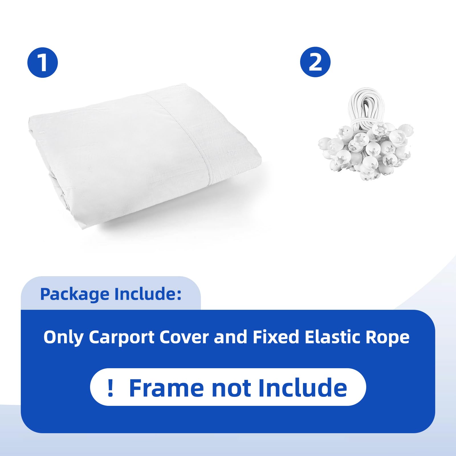 Carport Canopy Cover - 10x20ft Heavy Duty -4 Carport Canopy Cover - 10x20ft Heavy Duty -4