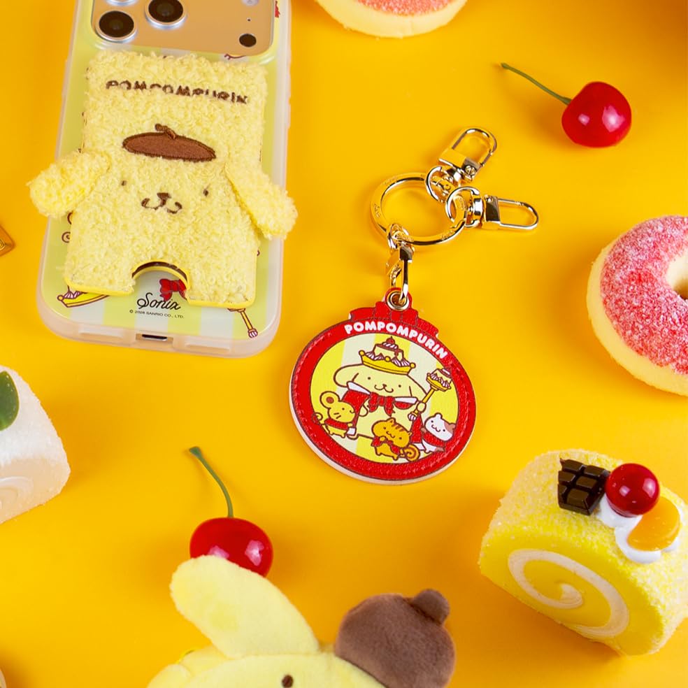 Image of Sonix Keychain Case Compatible with Apple AirTag (Pompompurin 30th Anniversary)
