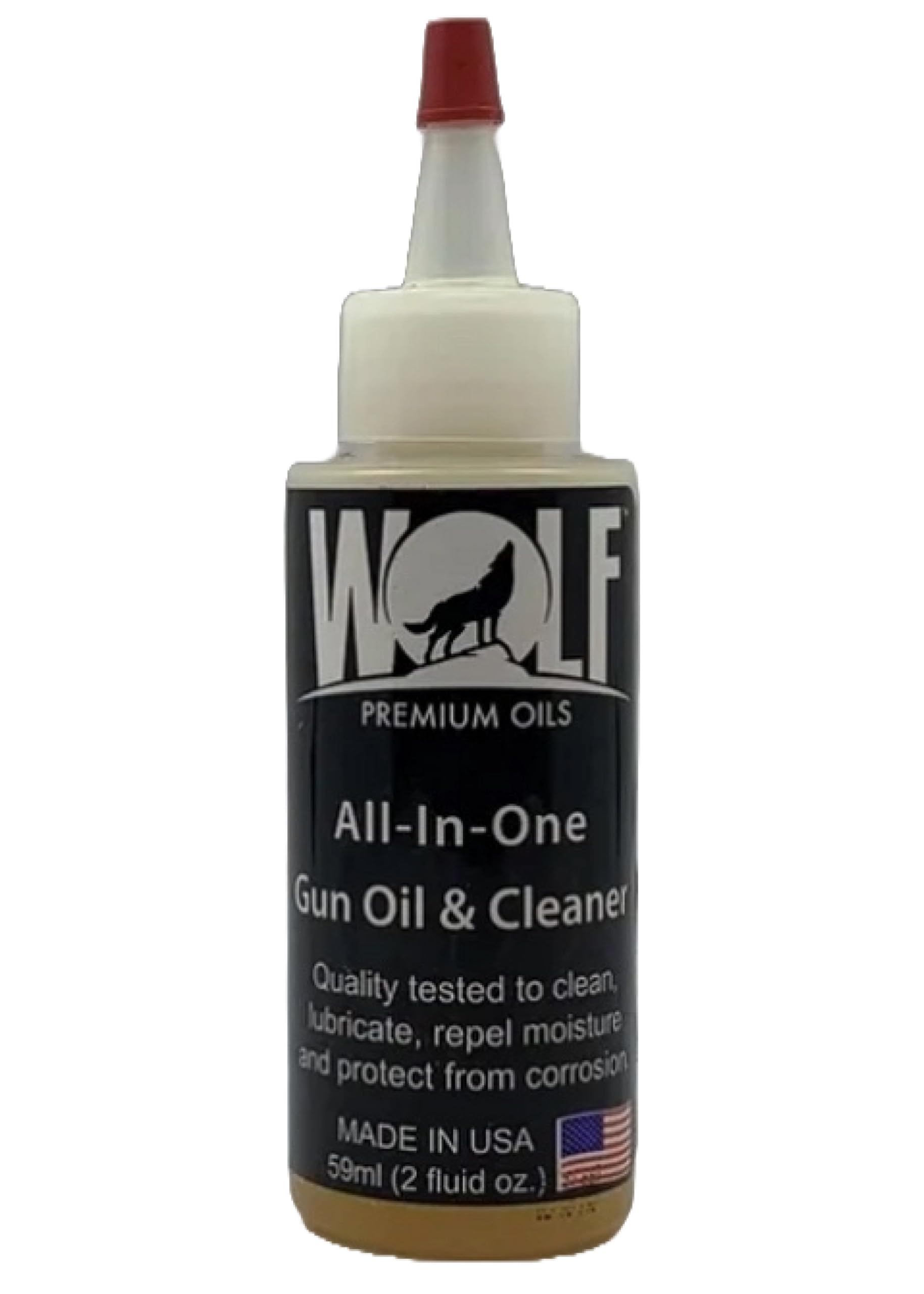 Wolf Premium Oils All-In-One Gun Oil & Cleaner, 2 oz