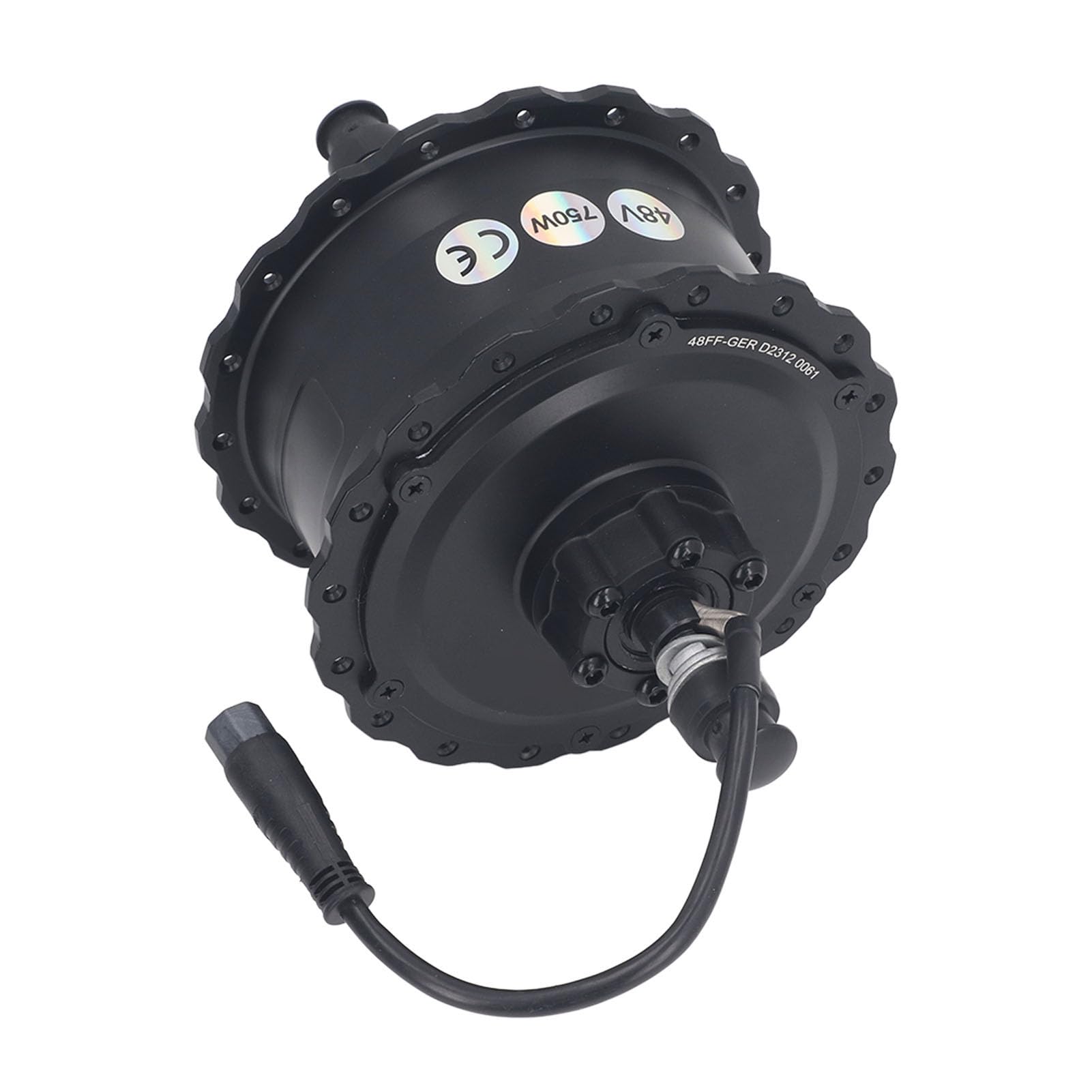 BusoTh Waterproof Conversion Kit for Electric Bike Rear Wheel Hub Motor Kit, Hub Motor 48V 750W Electric Bike Rear Wheel Drive Rear Cassette Freewheel Motor IP65 Waterproof