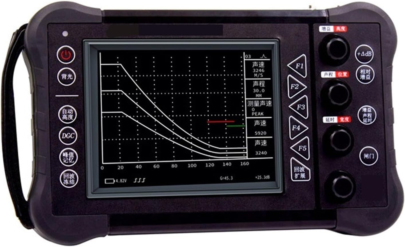 Portable flaw detector, HY-CT350 Portable Digital Ultrasonic Flaw Detector For Metal And Weld Inspection,for Welding flaw detection