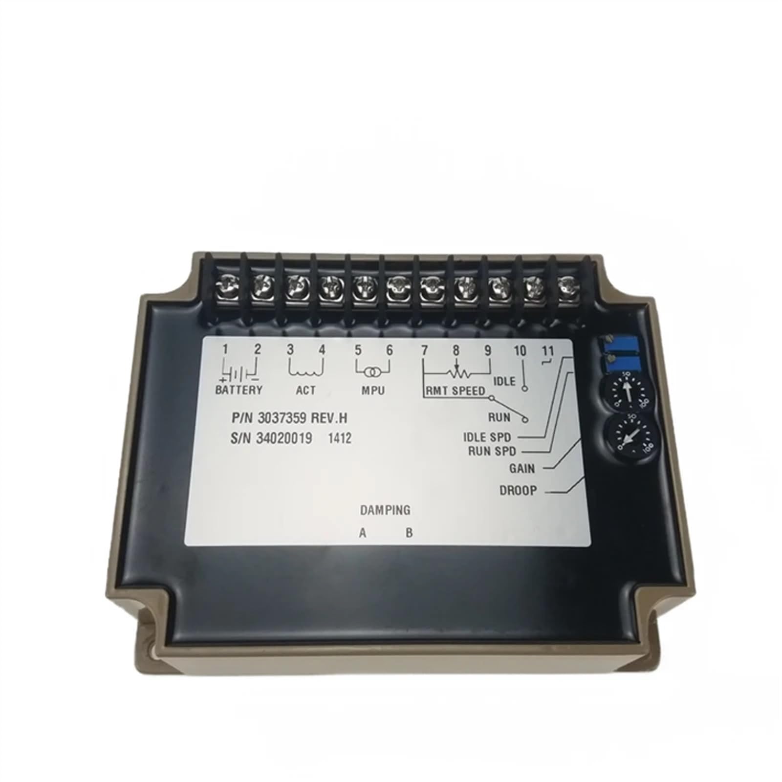 ZXAOMMBEA 3037359 Engine Speed Controller Governor for Genset Parts Generator
