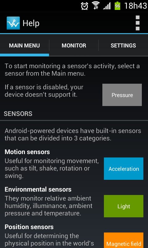 Sensor Monitor - App on Amazon Appstore