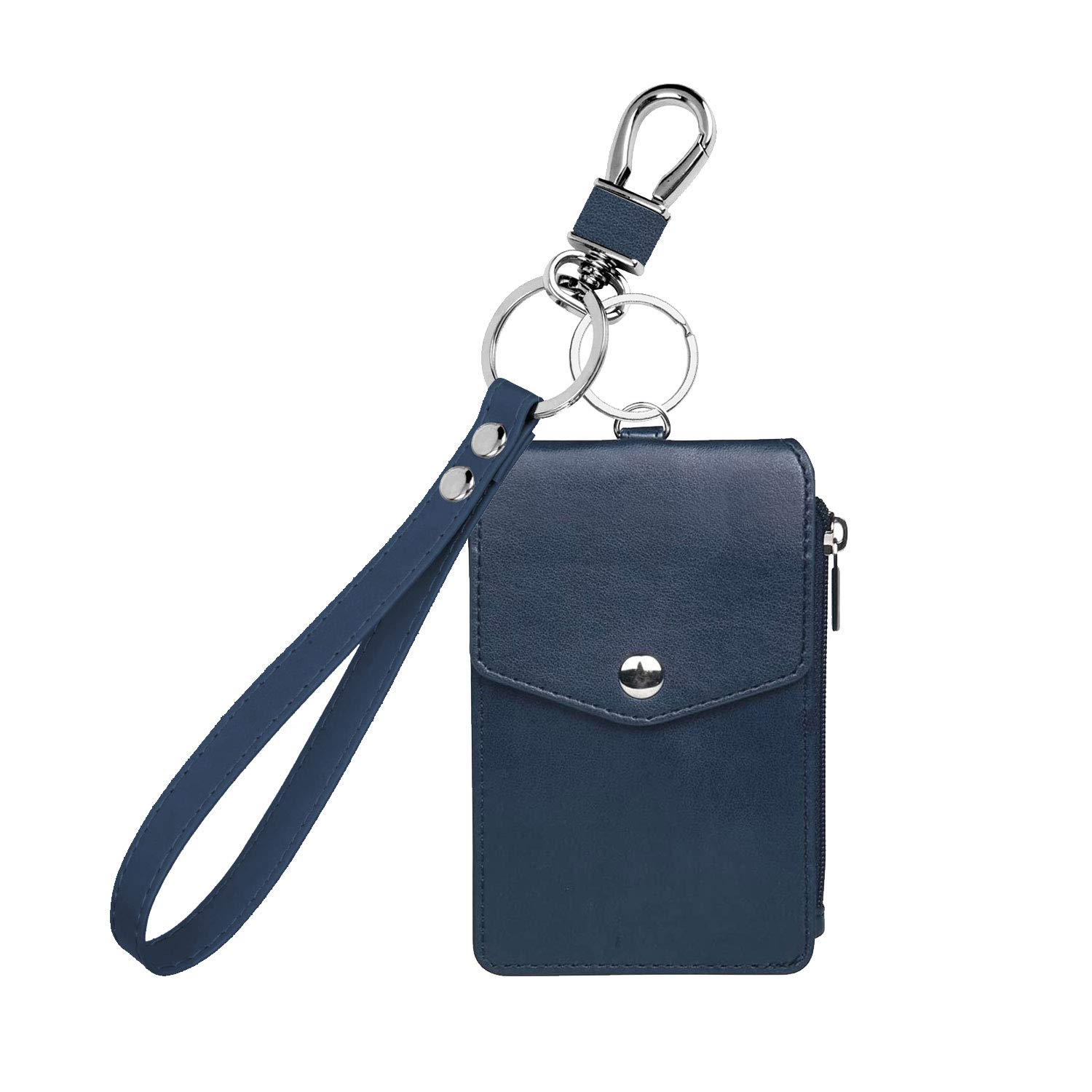 TeskyerWristlet Strap for Key, Hand Wrist Lanyard Key Chain Holder with Tassel and Flat Alloy Key Rings