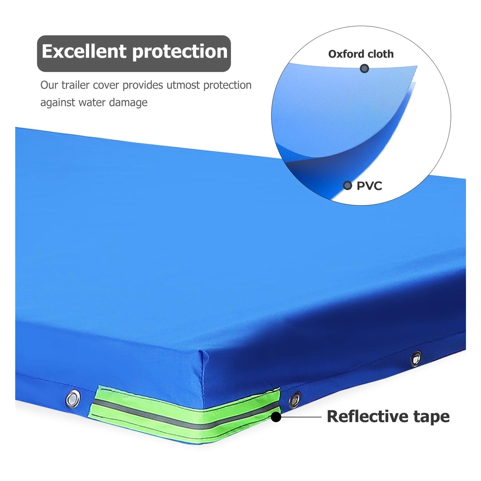 Fundas De Remolque Remolque a Prueba de Lluvia Remolque Caravana RV Cubre Viaje Protector Remolque Funda