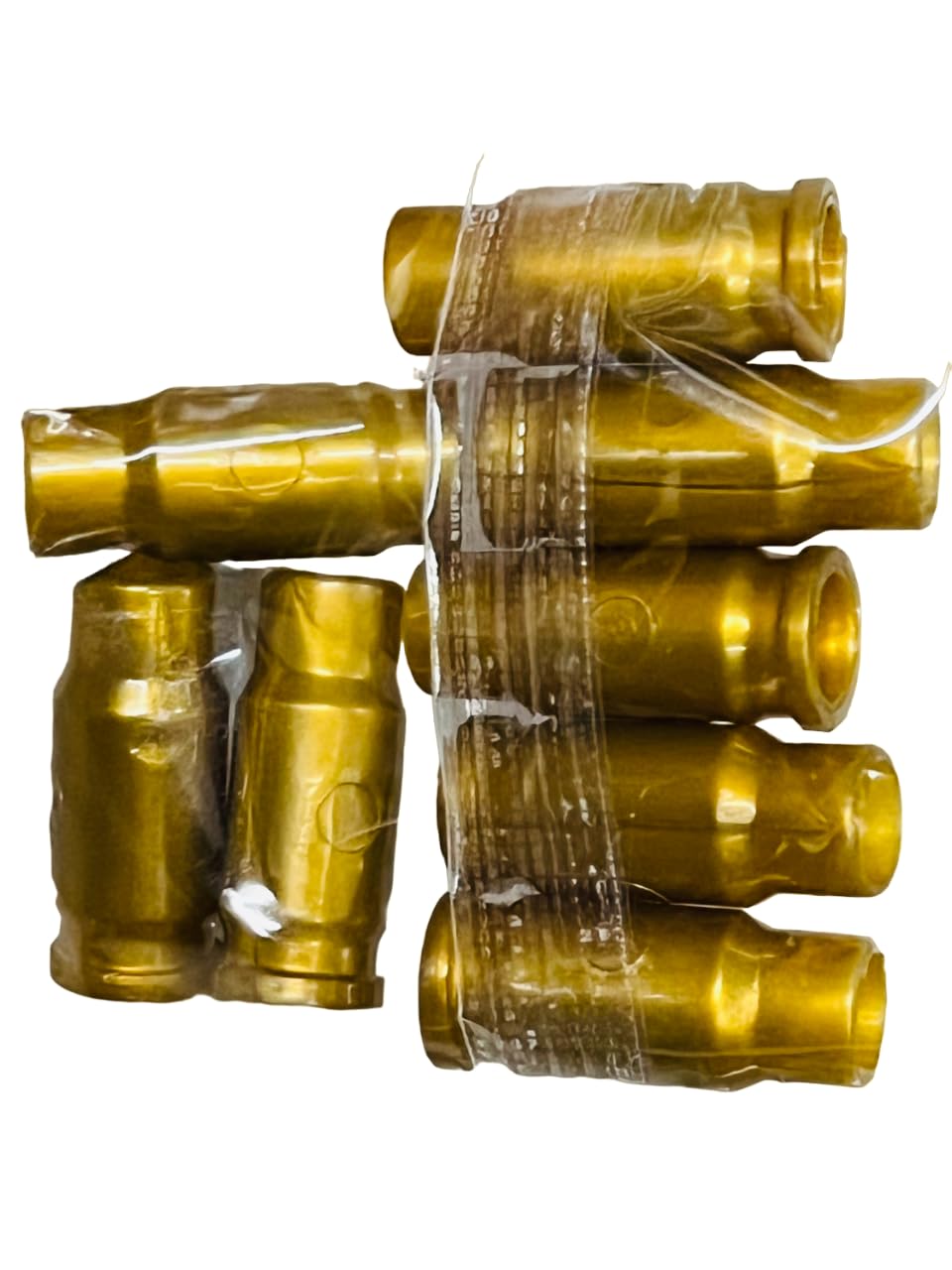 HOME BUY Cattridge Shells For Jump Ejecting Gun Pull Back Action Toy Gun Manual Gun 12 Pcs Shells - Small (12 Pcs Shells), Gold