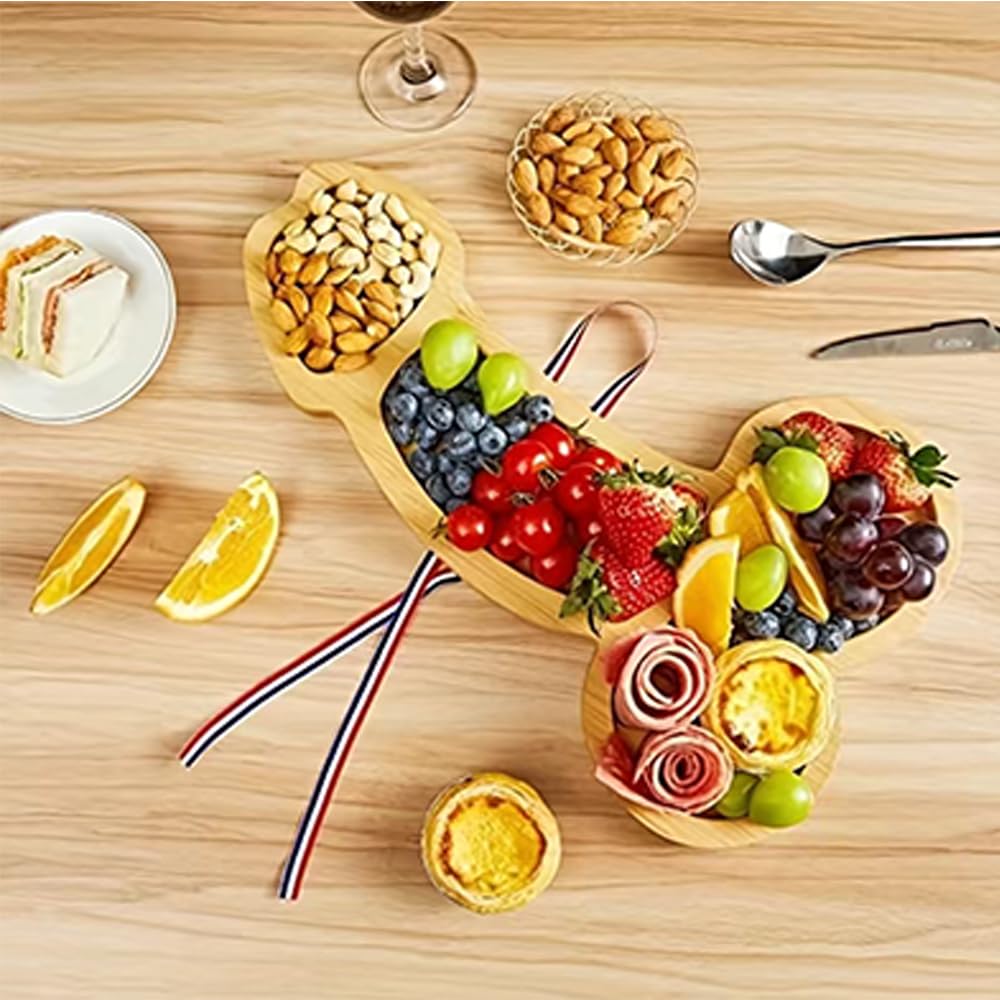 Funny Bachelorette Party Charcuterie Board – Wooden Appetizer Board With Marked Sections For Cheese & Snacks