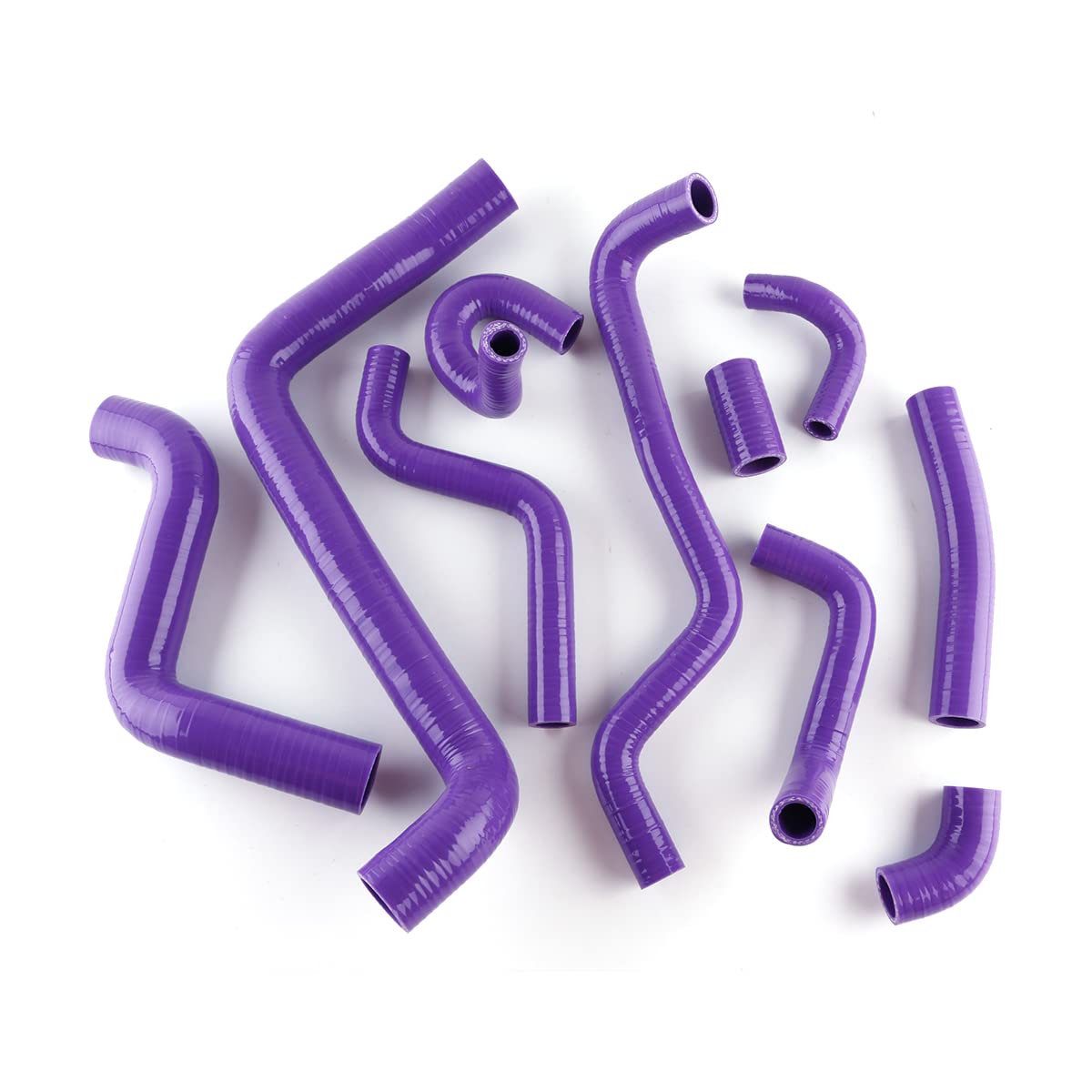 Kit de manguera de refrigerante para radiador de silicona para VW Golf MK3 1900CC TDI AFN 1996-1997 (morado)