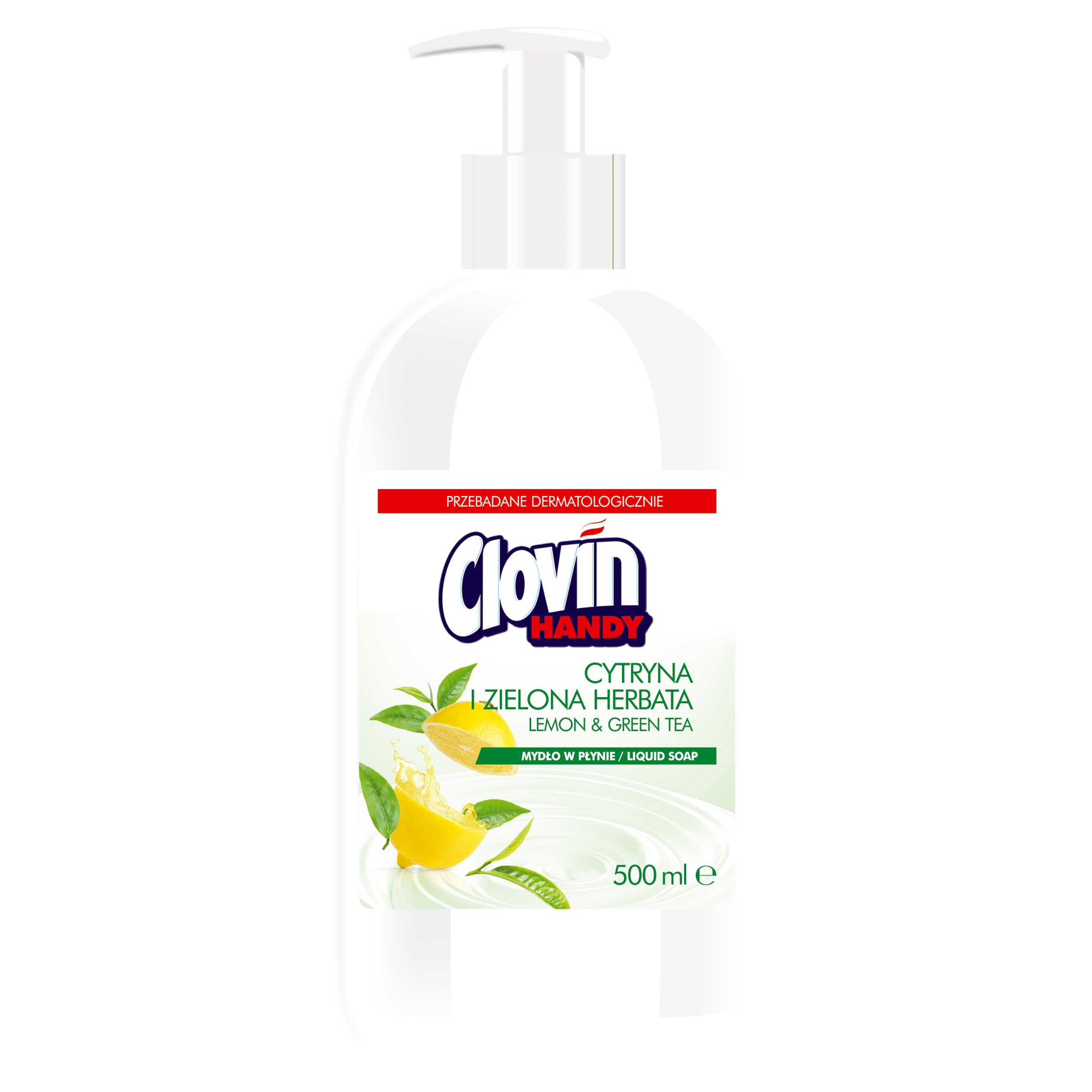 Handy Eco jabón de manos líquido aroma a limón y té verde 500 ml