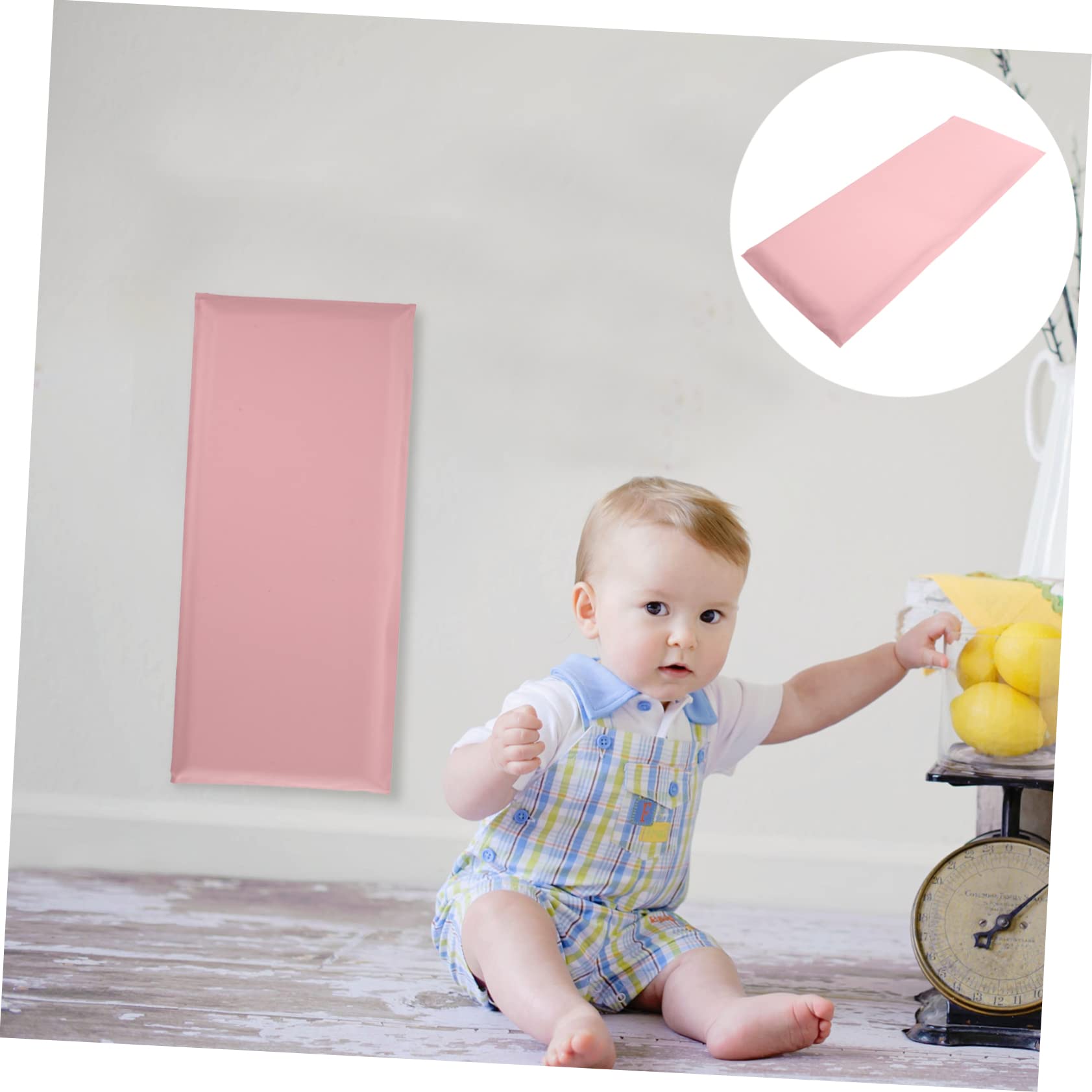 Didiseaon 3piezas Protector De Pared Acolchado Anticolisión Para Niño Niña Pegatinas Impermeables De Diseño Autoadhesivo Pastel