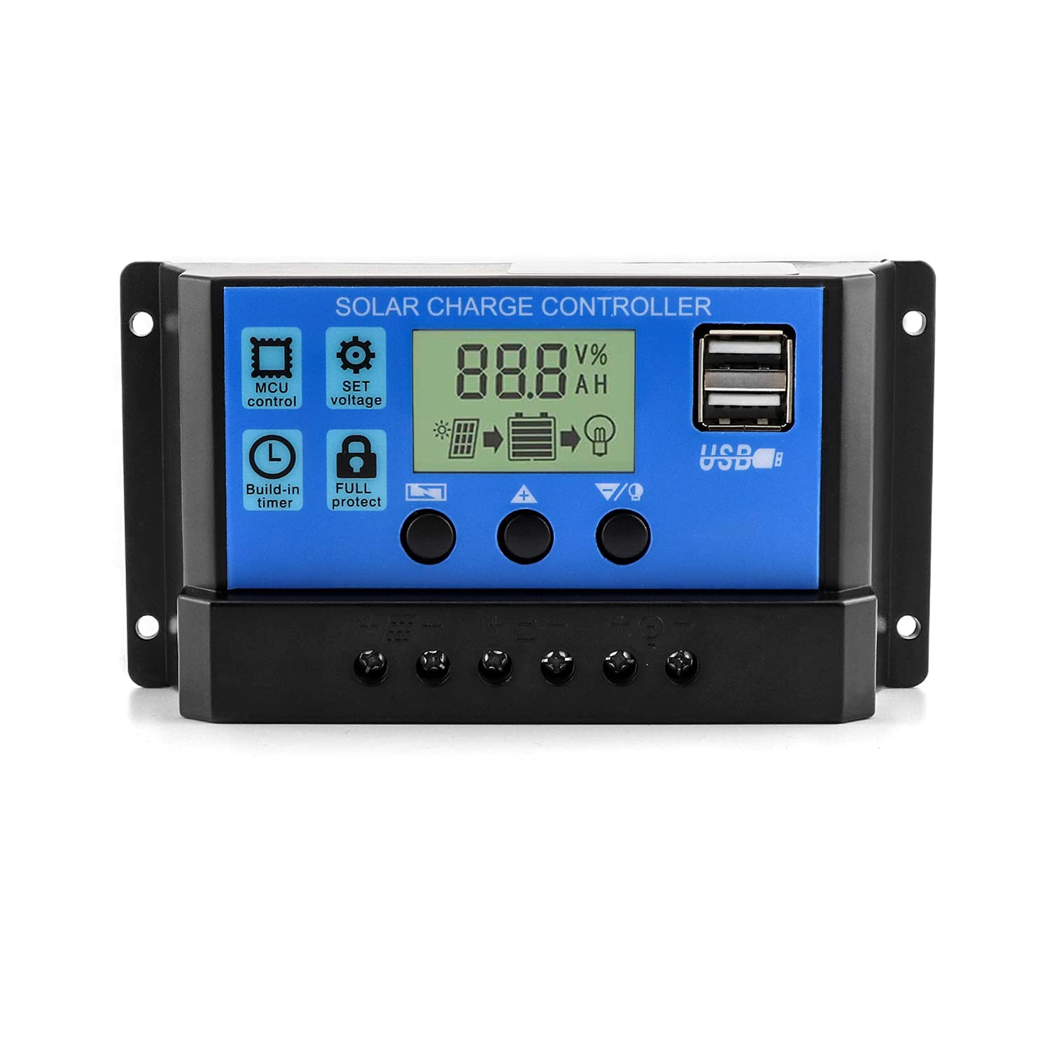 See full amazon price history chart for QWORK Solar Charge Controller, 20A Adjustable Parameter Backlight LCD Display and Timer, 1 Piece QWORK Solar Charge Controller, 20A Adjustable Parameter Backlight LCD Display and Timer, 1 Piece (B08YN6FHHT) Amazon Price History, Amazon Price Tracker