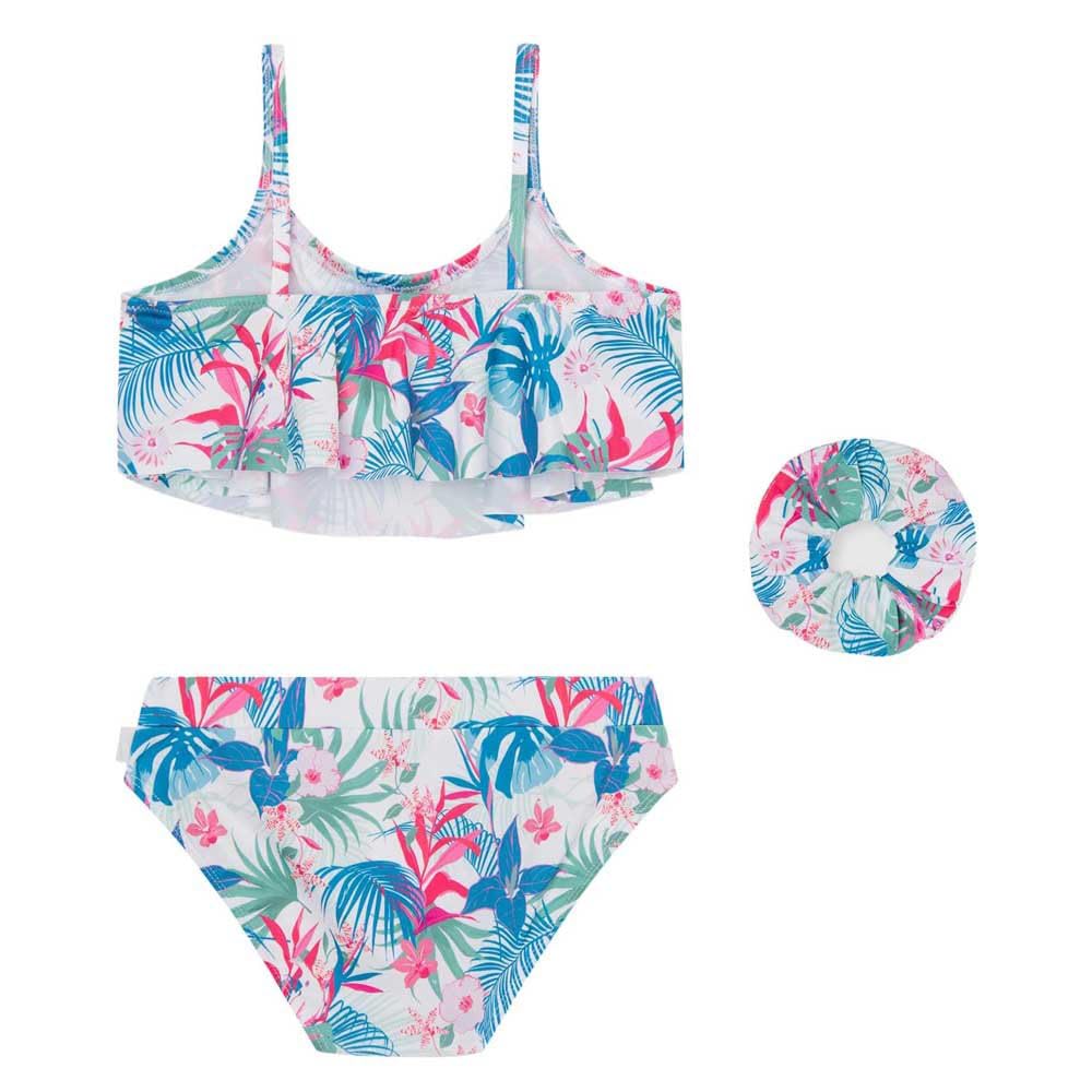 Pepe Jeans Mädchen Hibiscus Bikini Set Two Piece Swimsuit