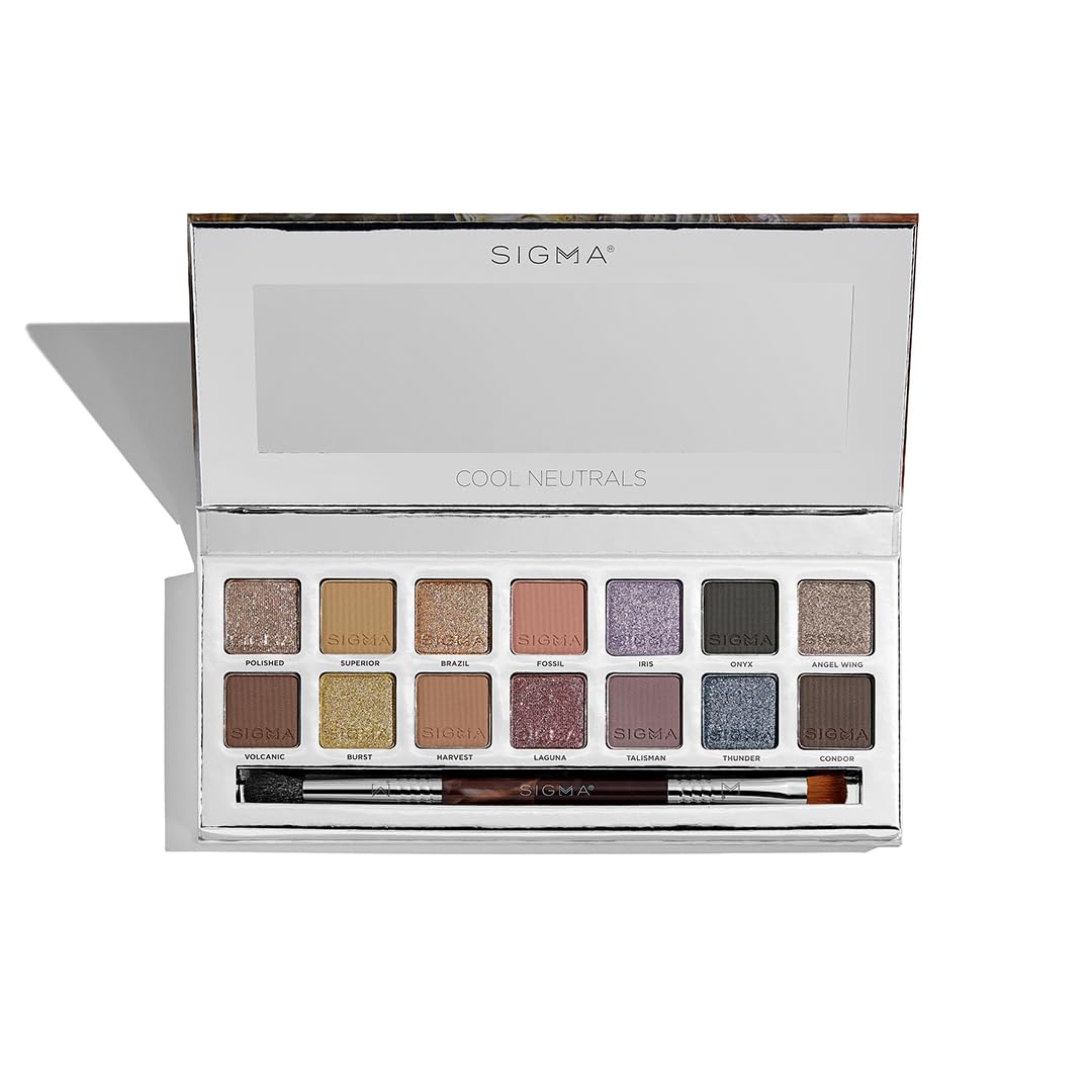 Sigma Beauty Lidschatten-Palette Cool Neutrals