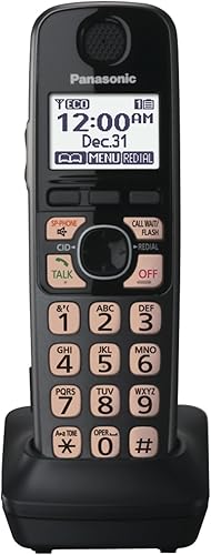 Panasonic KX-TGA470B - Auricular extra para teléfonos inalámbricos serie 47X