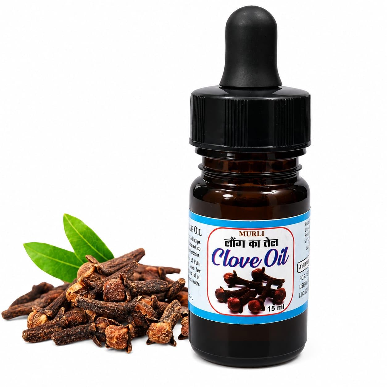 Clove Oil (Laung Ka Tel)- 15ML (Pack of 1) | Pure & Natural | Cold Pressed Multipurpose Oil for Teeth & Gum Care, Hair, Skin & Body Massage | Premium Quality-image-35