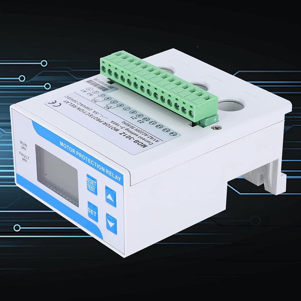 Ac 220 V 3-160A Zabezpieczenie Silnika Elektrycznego, 3-Fazowy Cyfrowy Przekaźnik Zabezpieczający Silnik Lcd Do Zabezpieczenia Przed Utratą Fazy Nadprądowej, Przeciążeniowej I Niedociążonej