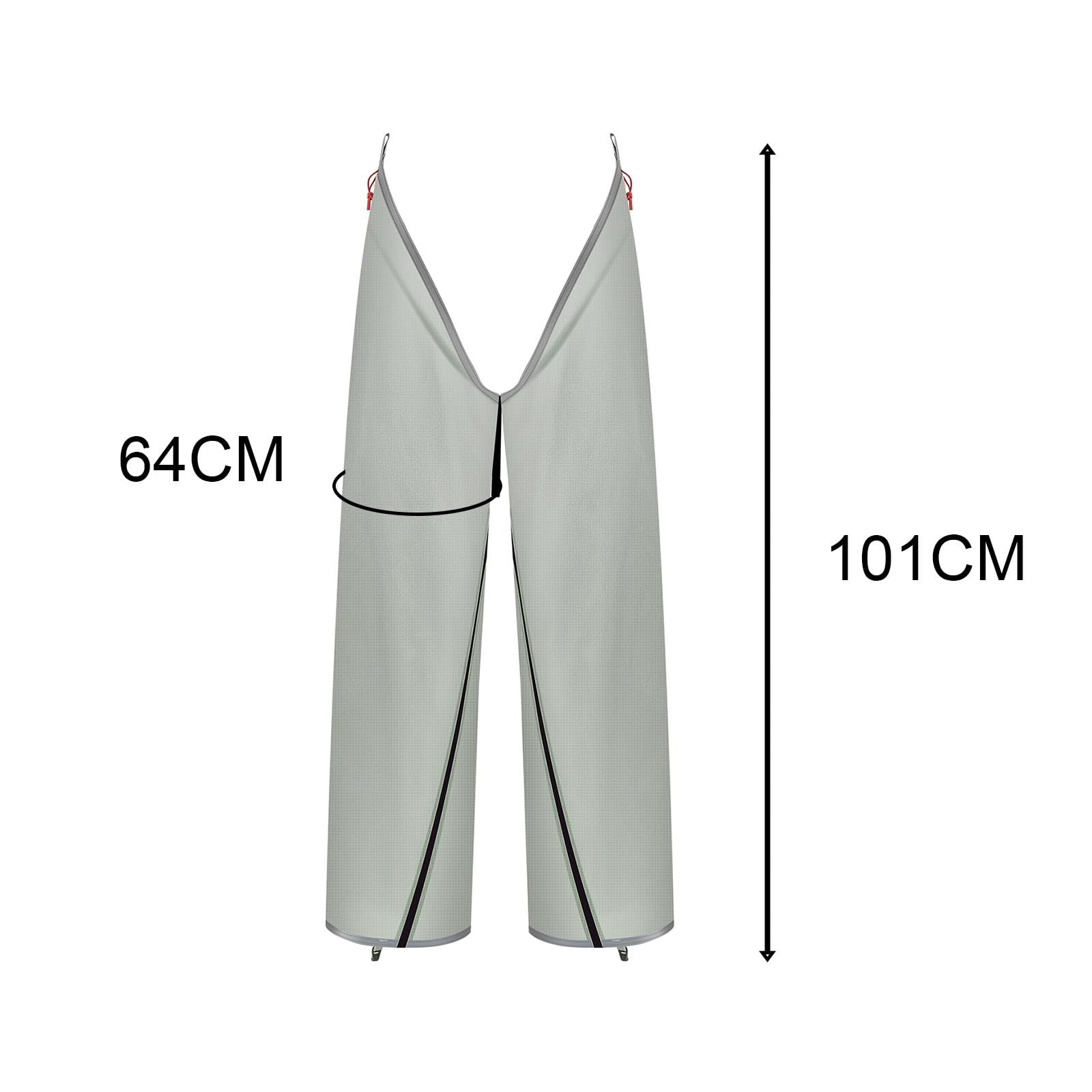 Pantalon Imperméable Compact Surpantalon Randonnée avec Fermeture Éclair Latérale Nylon Doux et Respirant Convient pour Trekking Escalade Déplacement
