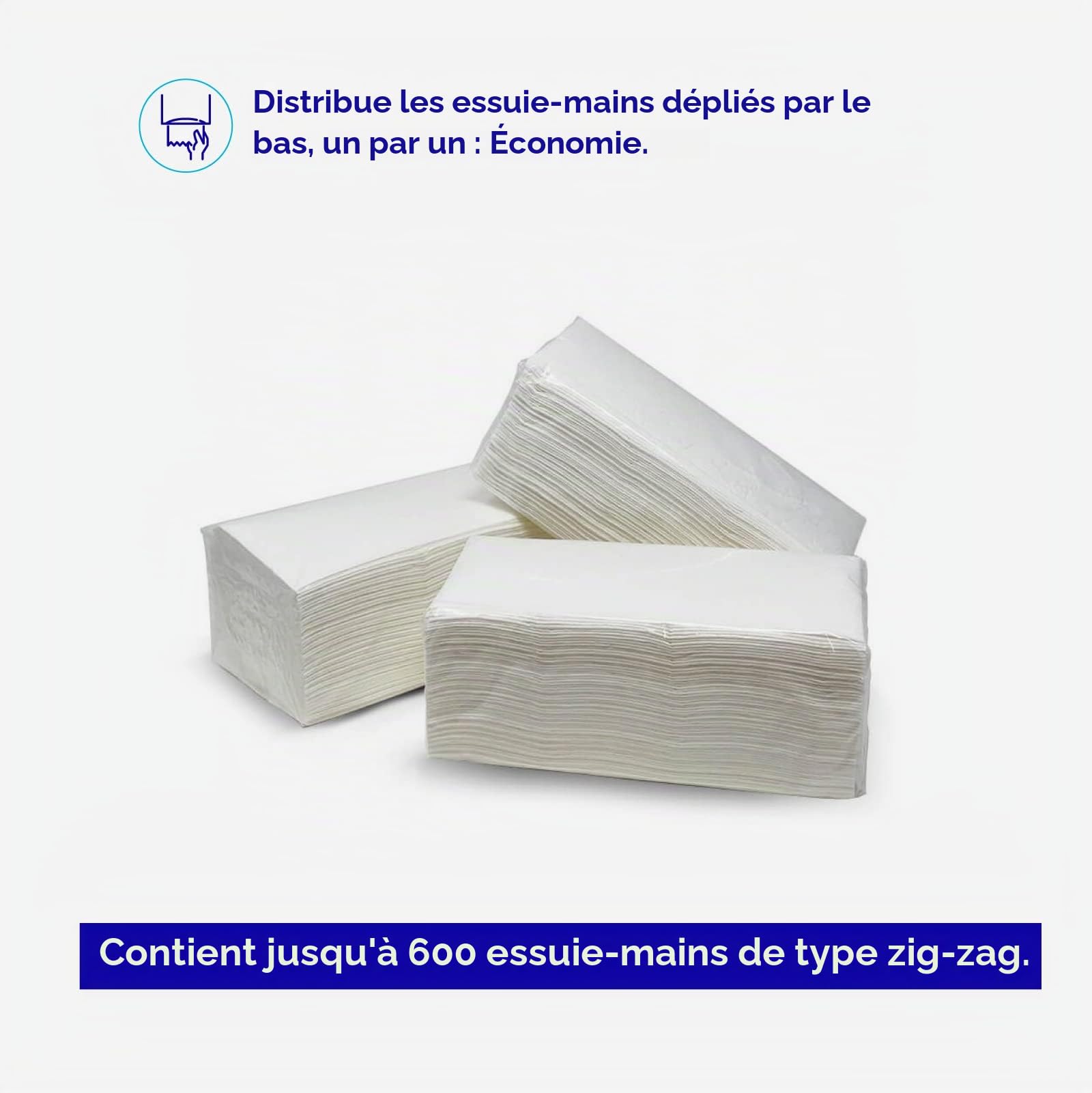 Jofel AH33000 - HANDTUCHSPENDER Z-FALZ Azur Weiss