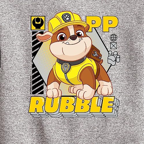HYBRID APPAREL - Paw Patrol - Rubble Graphic - Toddler & Youth Crewneck Fleece Sweatshirt3