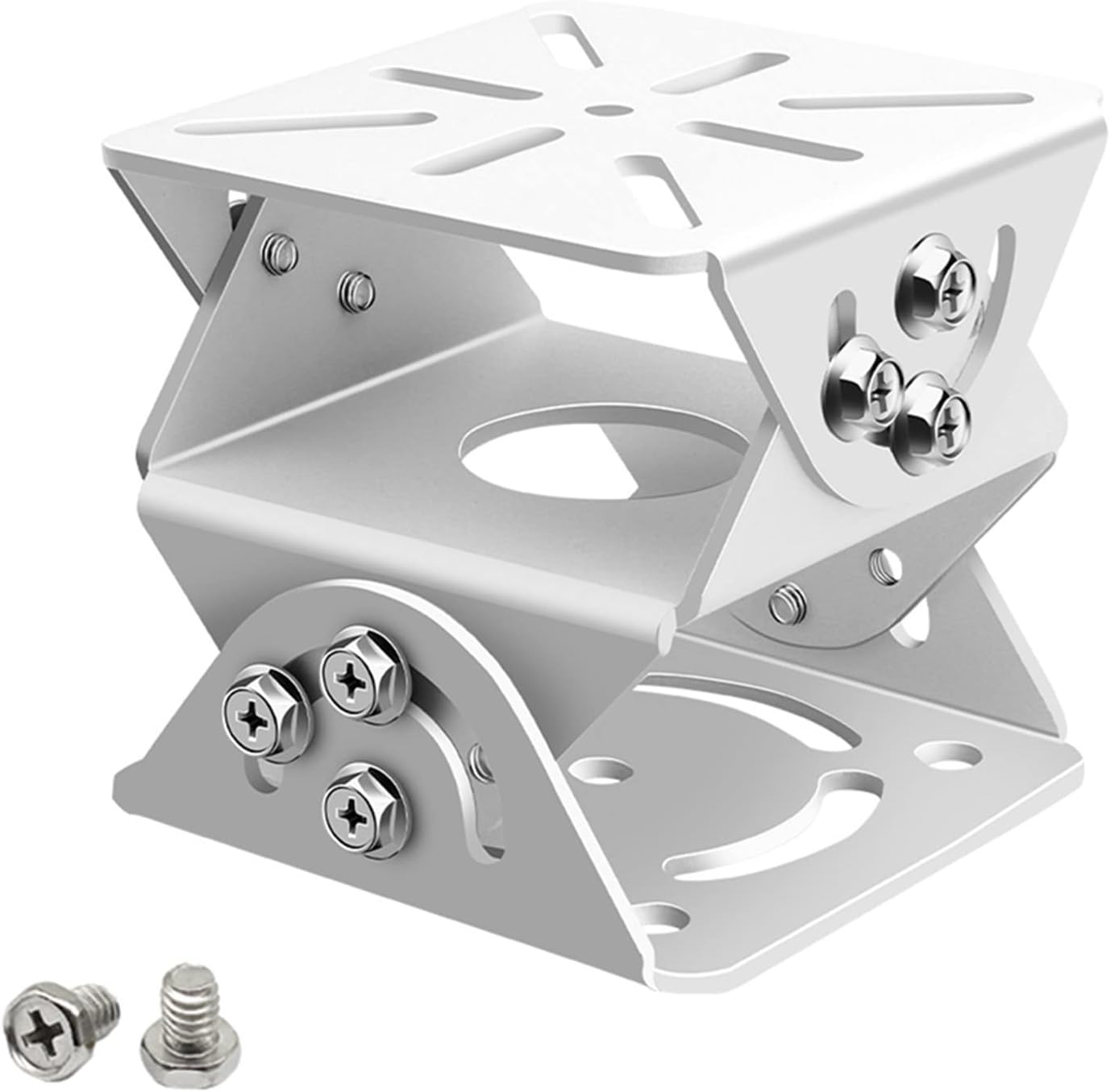 CCTV Security Camera 3-axis Joint Mount, Monitoring Duckbill Holder Universal Joint Bracket Surveillance Security Camera Base Bracket for PTZ Dome Surveillance Camera