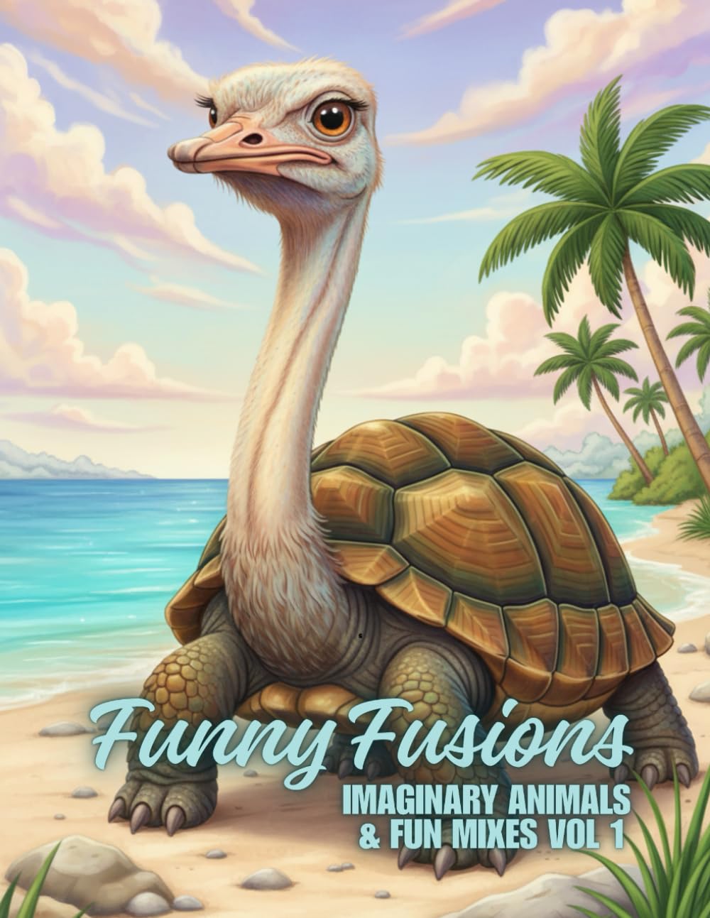 Funny Fusions: Imaginary Animals & Fun Mixes Vol 1: 50+ Drawings, Adult & Children Coloring Book, Imaginary Pets, Funky Animals, Strange Animals